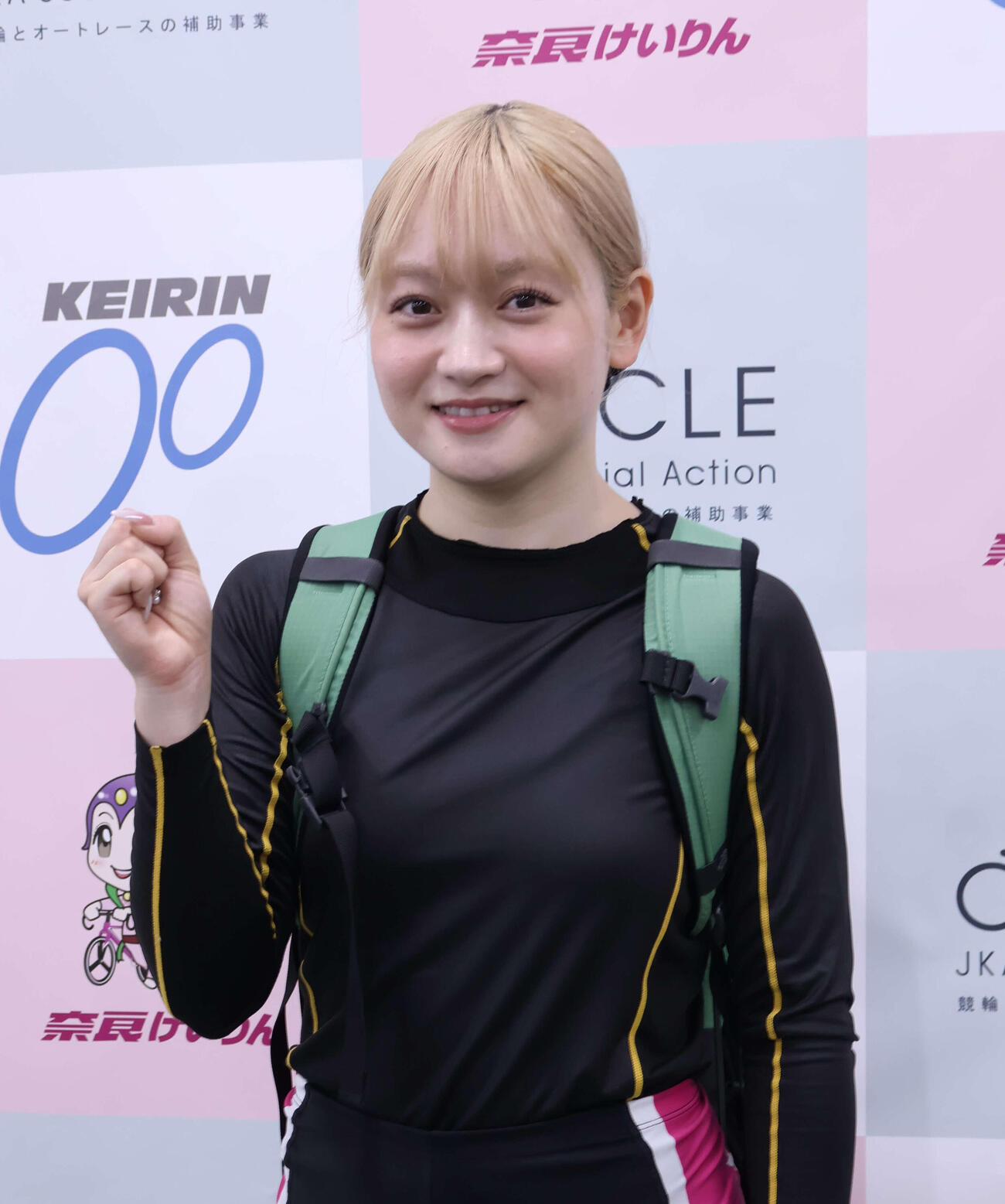 安東莉奈が2日目も積極的な走りで確定板入りを目指す（撮影・山田敏明）