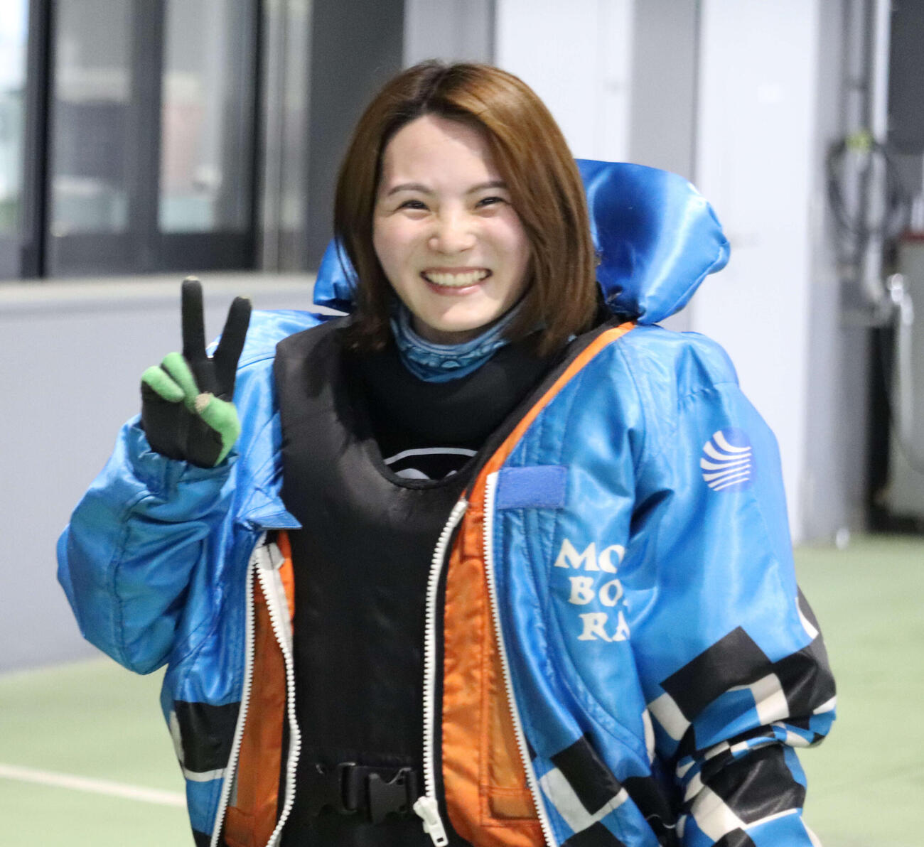 長尾萌加がデビュー2度目の優出を決めて満面の笑み