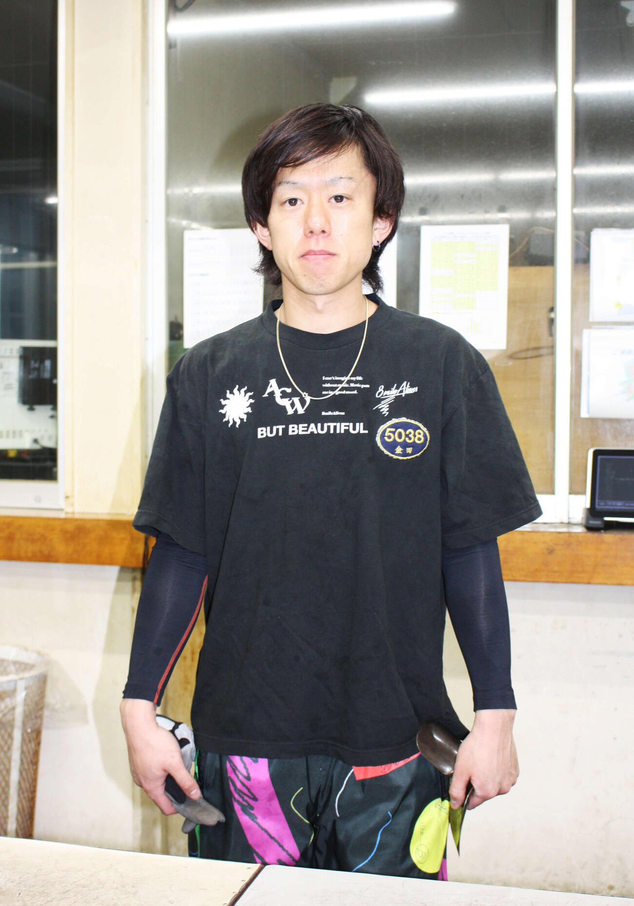 初日連勝の金田智博