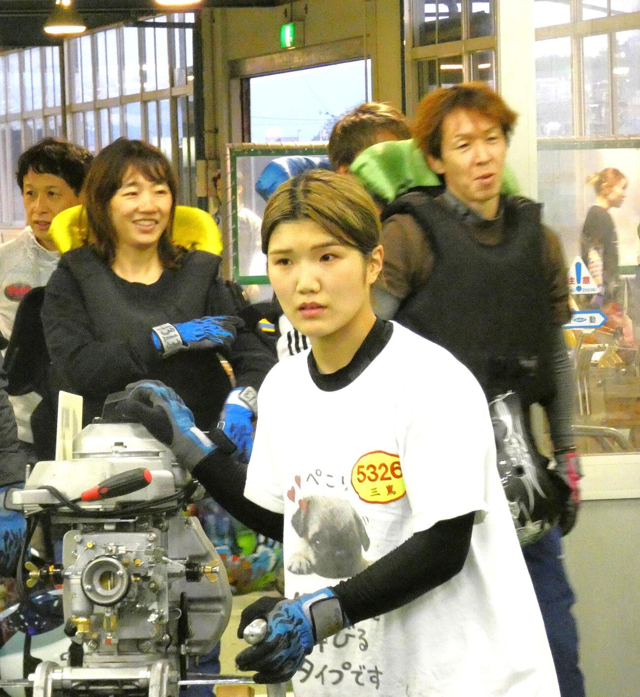 三嶌さららが準優勝負駆けに挑む（撮影・前原一樹）