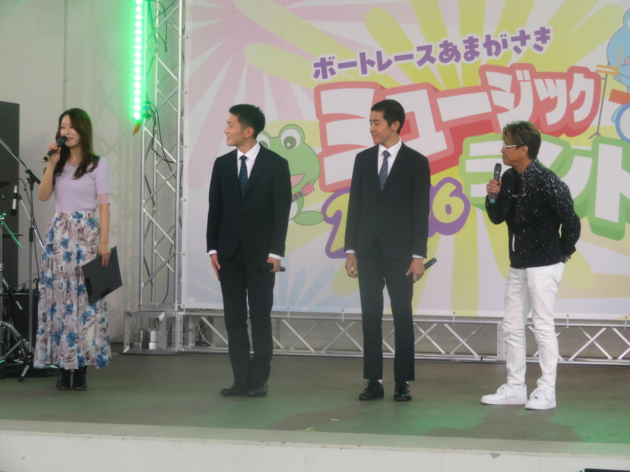 5月4日にデビュー戦を迎える138期の今村天次朗（左）と坂口諒宗