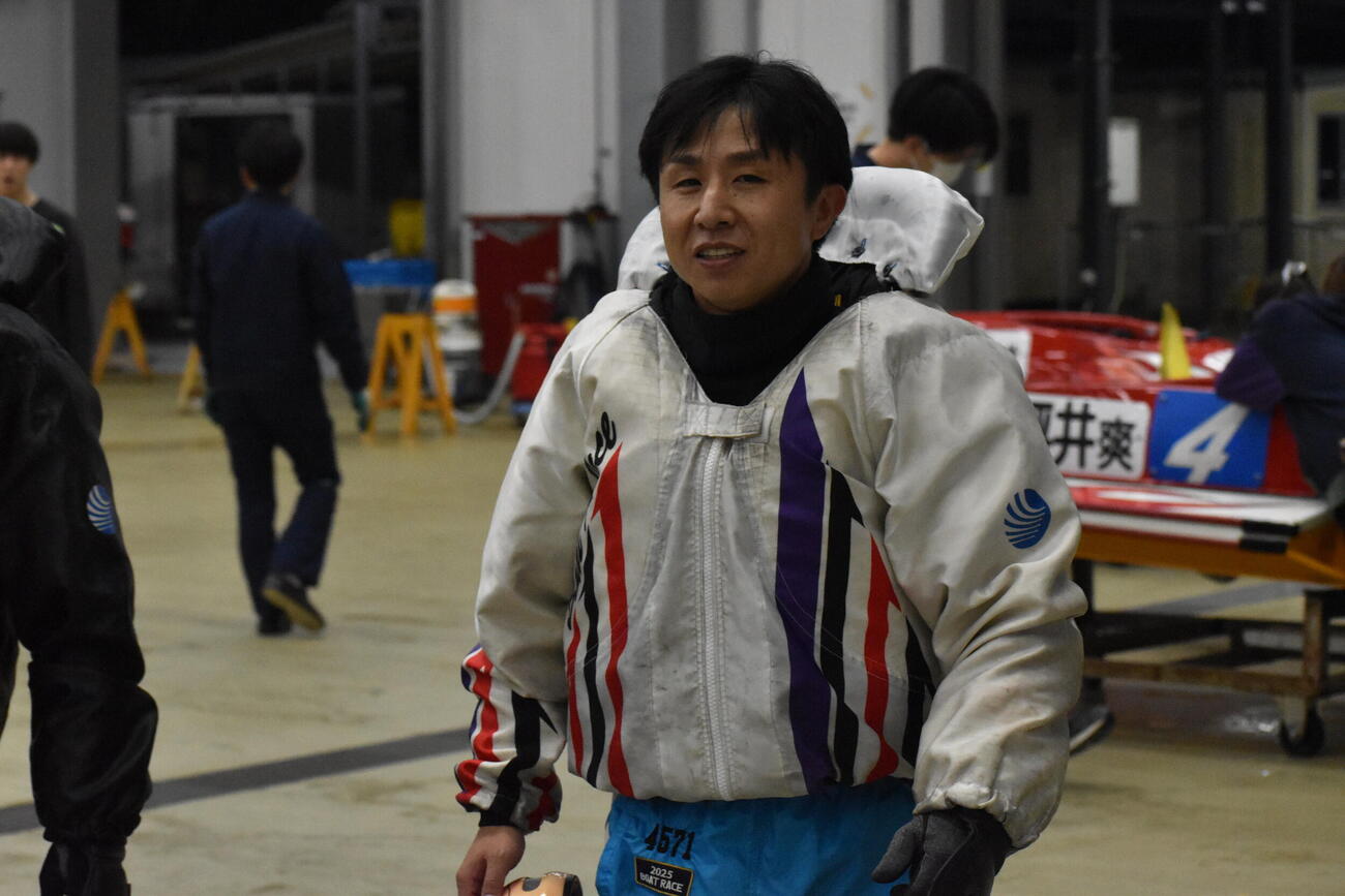 予選を2位で準優へ駒を進めた菅章哉