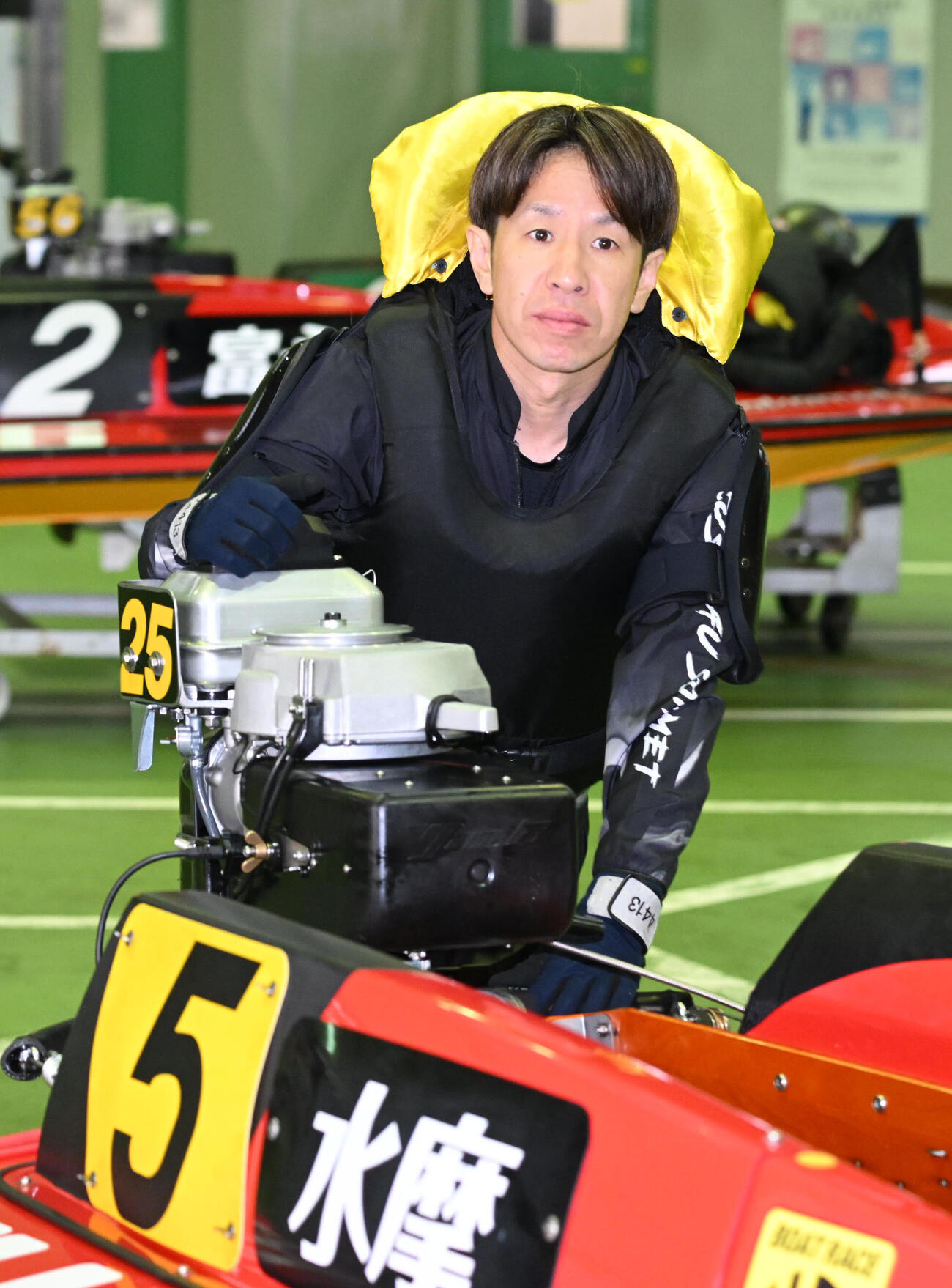 25号機を引いた水摩敦の動きが光った