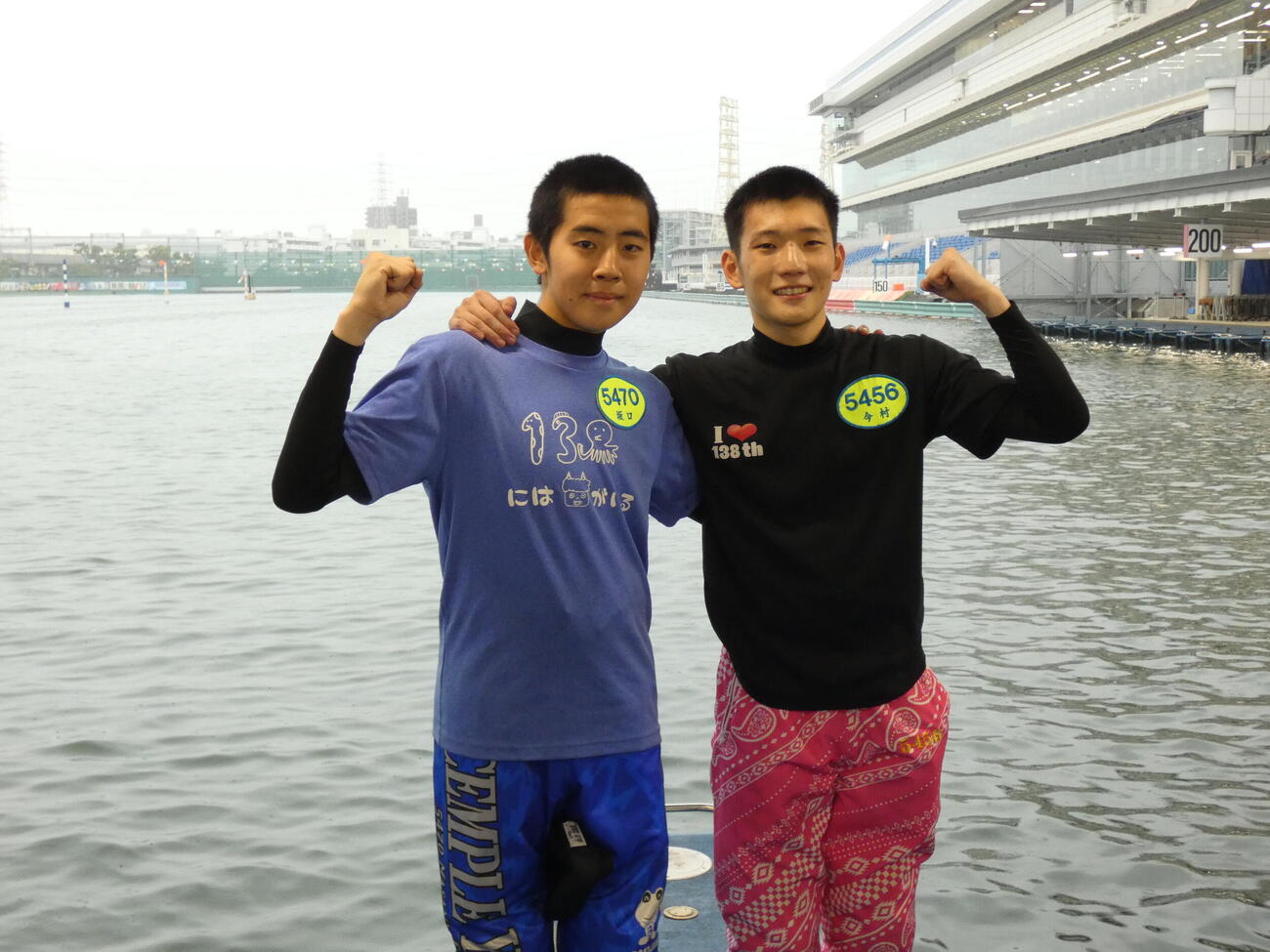 138期の今村天次朗（写真右）と坂口諒宗（左）が地元でデビュー戦を迎える（撮影・北條直治）