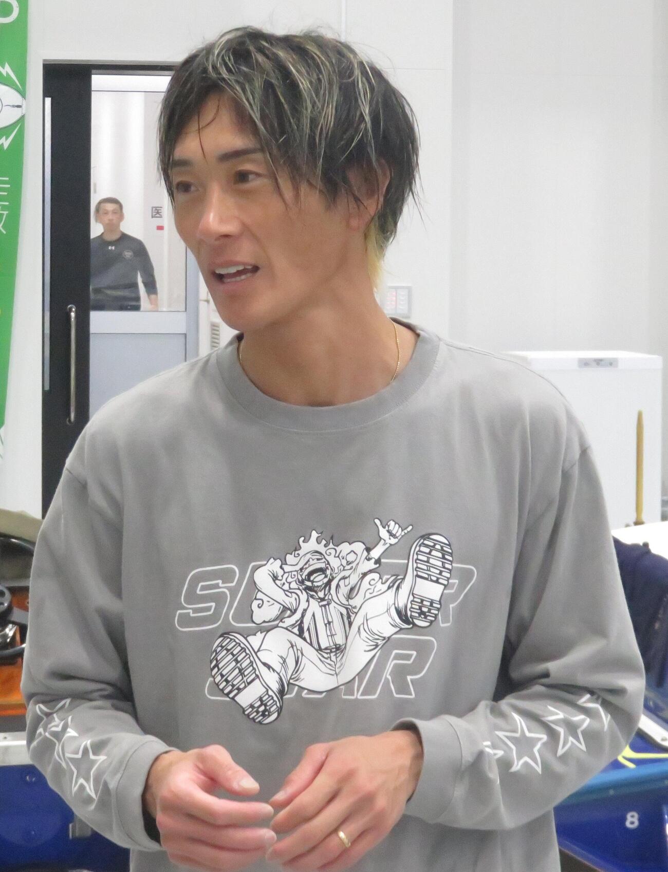 峰竜太が予選トップ通過。仕上がりは万全だ

峰竜太＝撮影・網孝広　2026年5月4日、からつボートで撮影