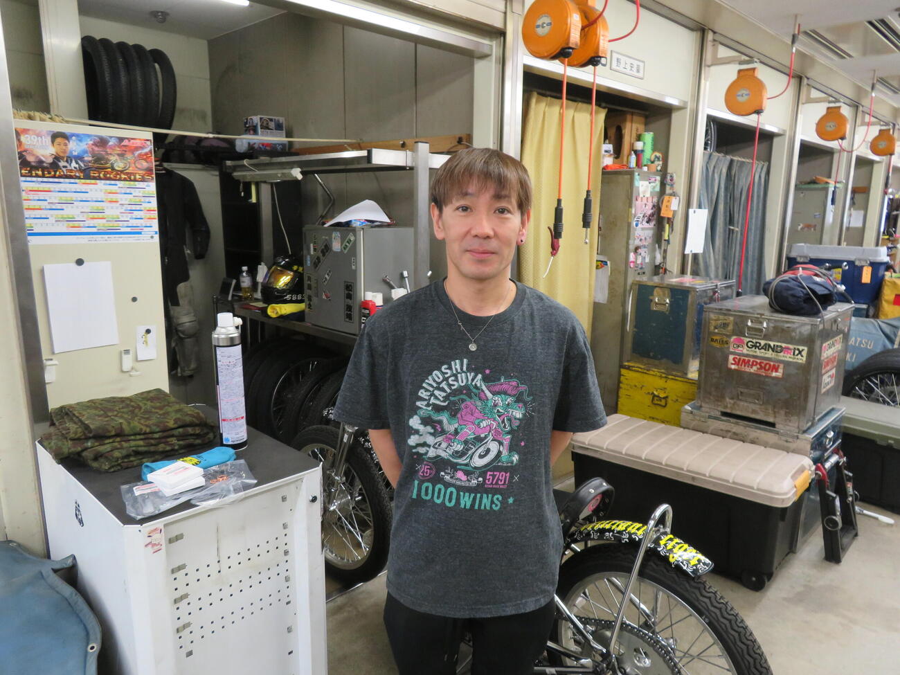 今年4月から西日本地区の選手会支部長に就任した飯塚所属の辻大樹（撮影・小川将司）
