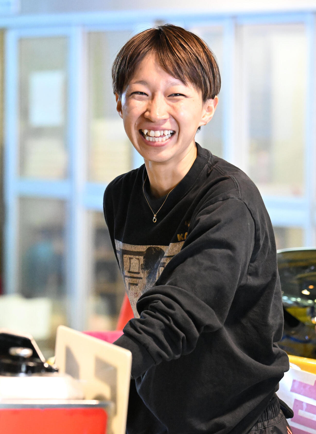 松尾夏海は新ペラ交換もターン回りが上向く（撮影・和賀正仁）