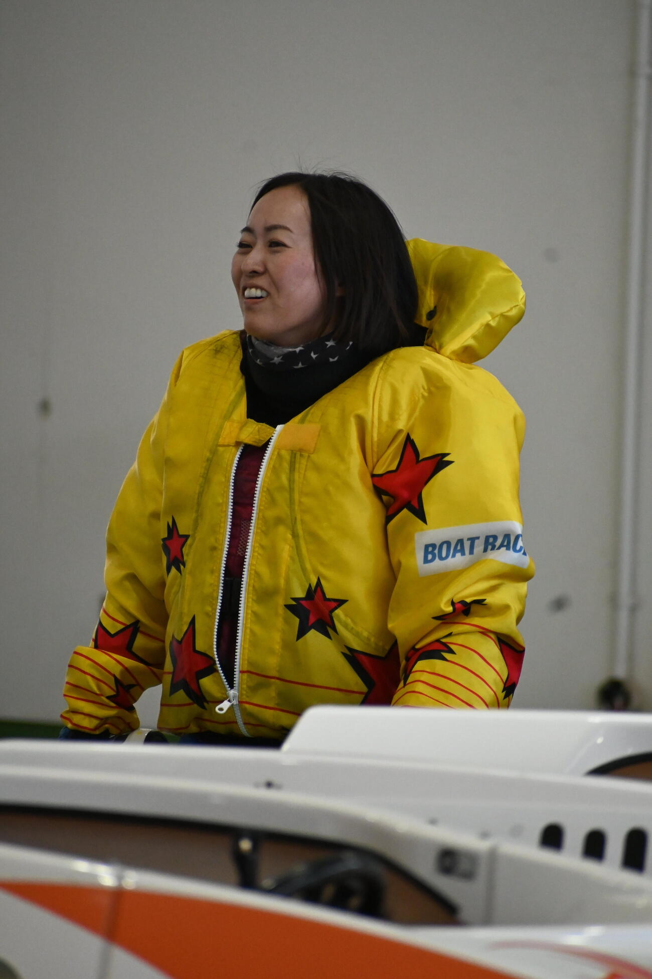 女性陣でただ1人、予選を突破した関野文（撮影・栗原竑人）