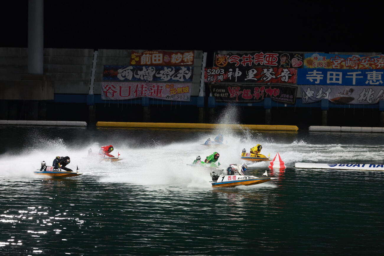 丸亀G2レディースオールスター優勝戦の1周2M