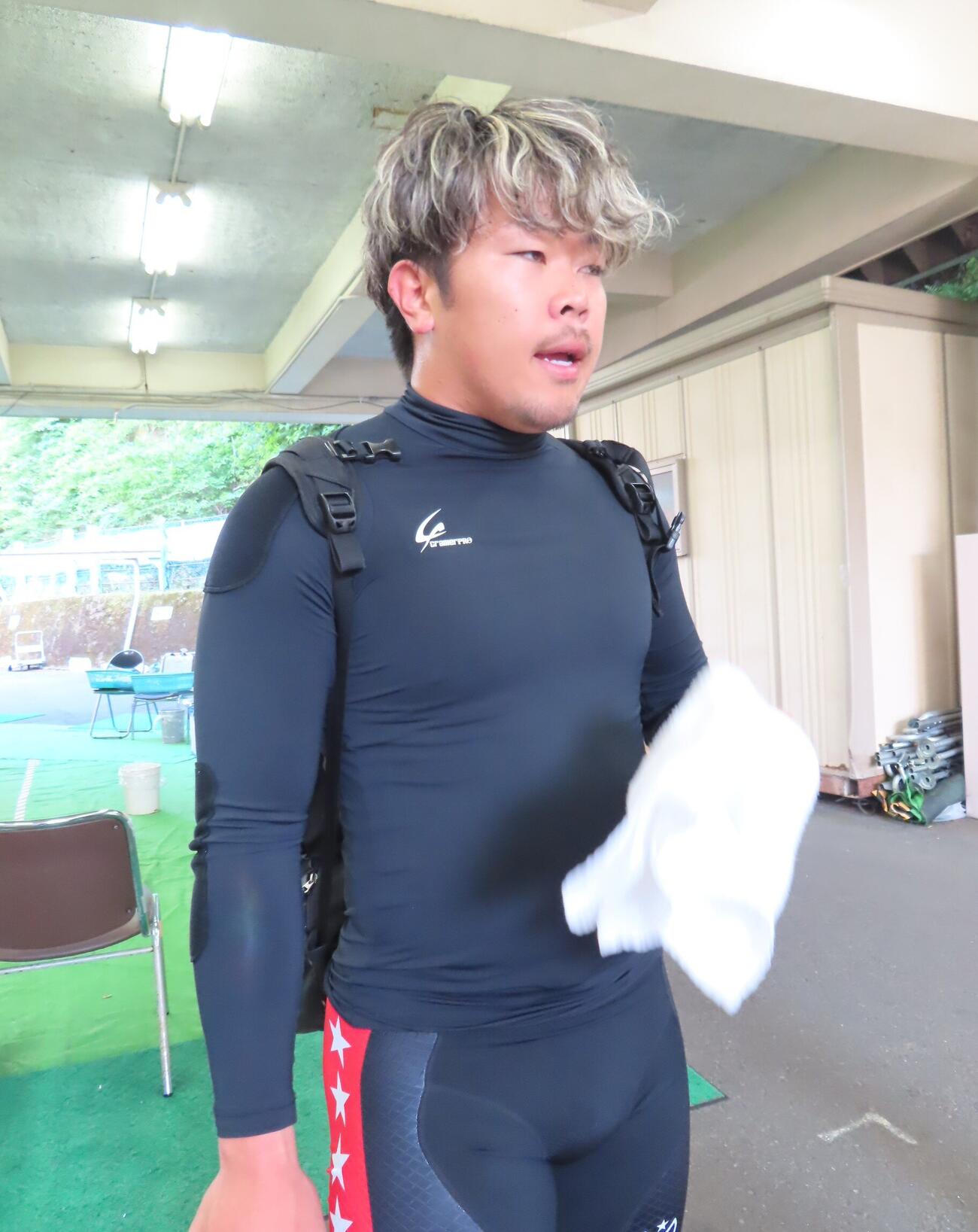 勝負駆けへ意気込む纐纈洸翔