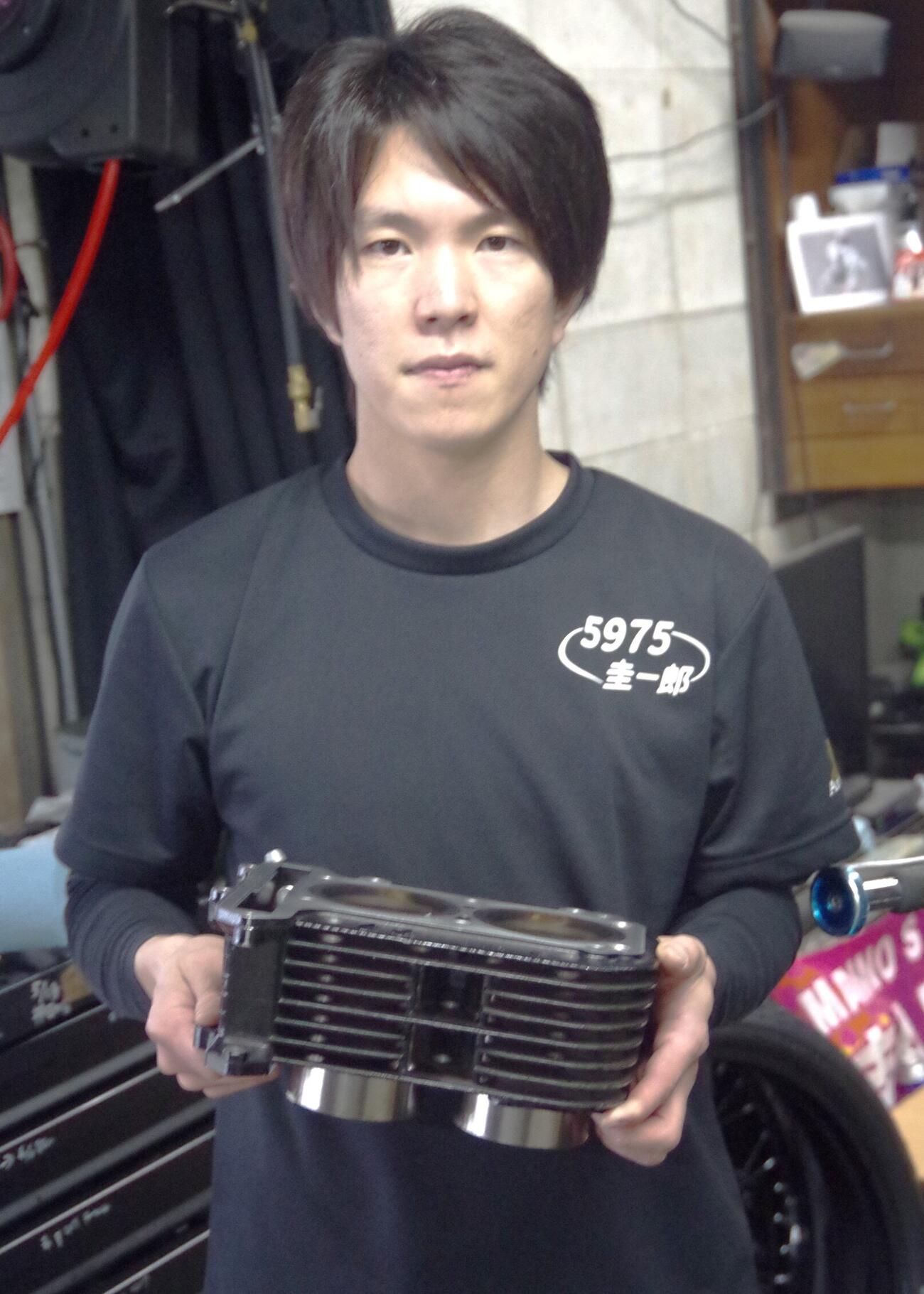 鈴木圭一郎が2回乗り時に交換したシリンダー