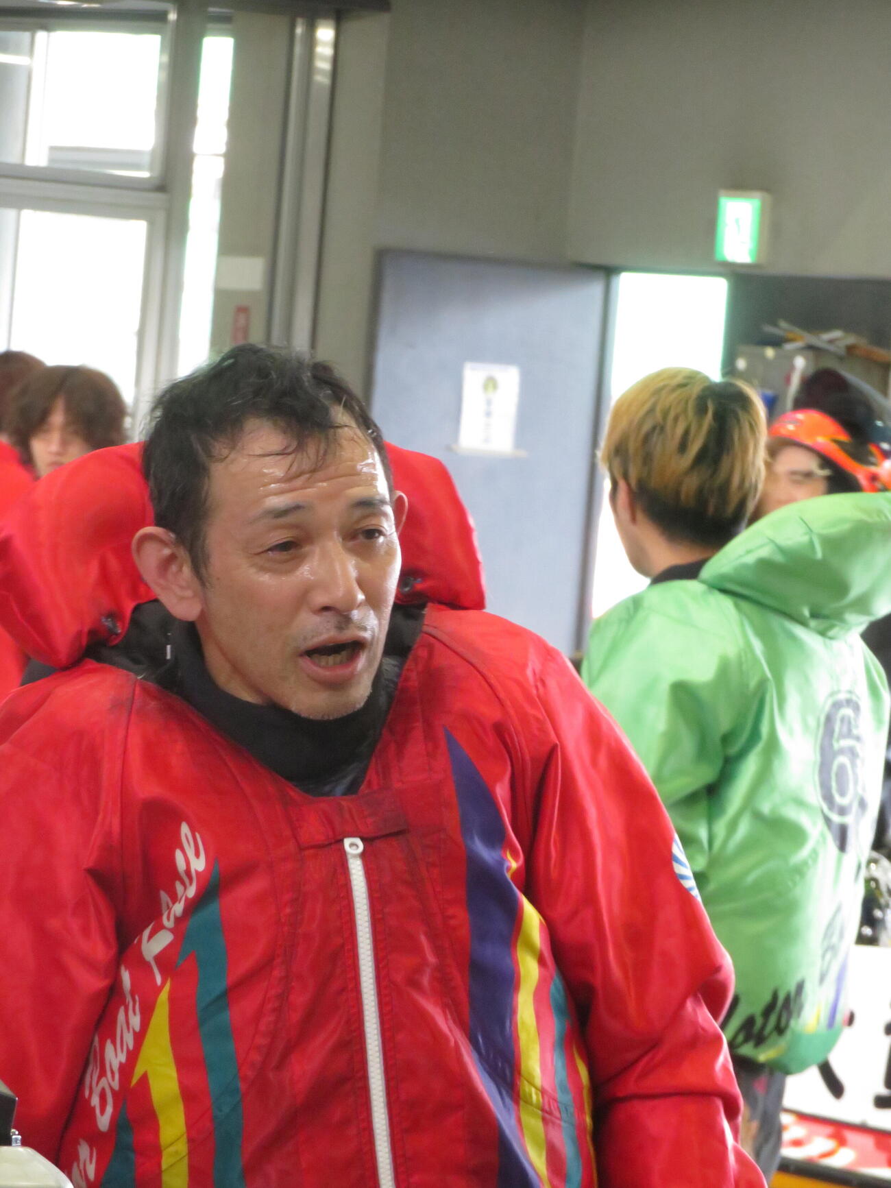 初日連勝発進を決めた三角哲男