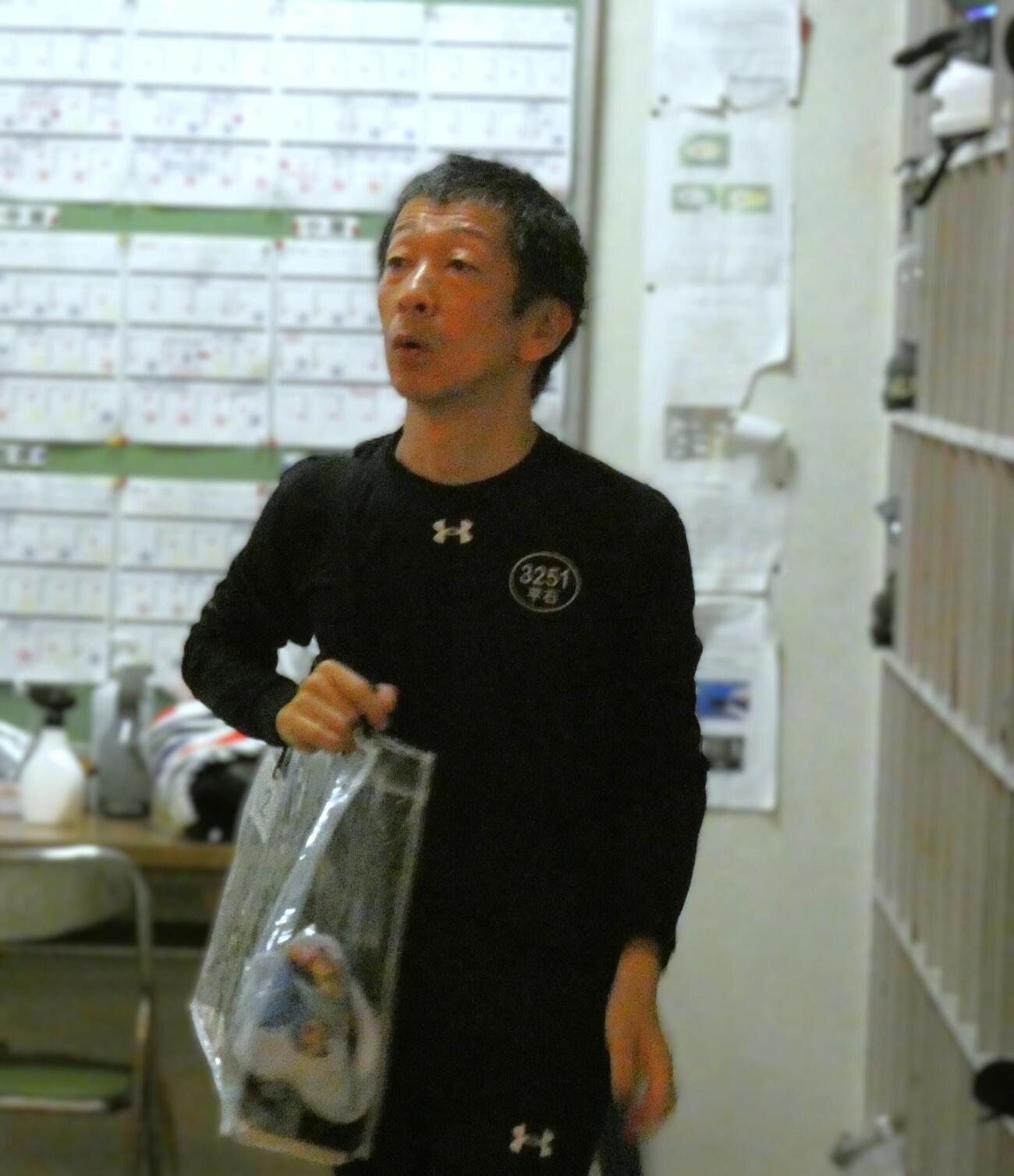 平石和男は準進戦10R4枠に登場する（撮影・前原一樹）