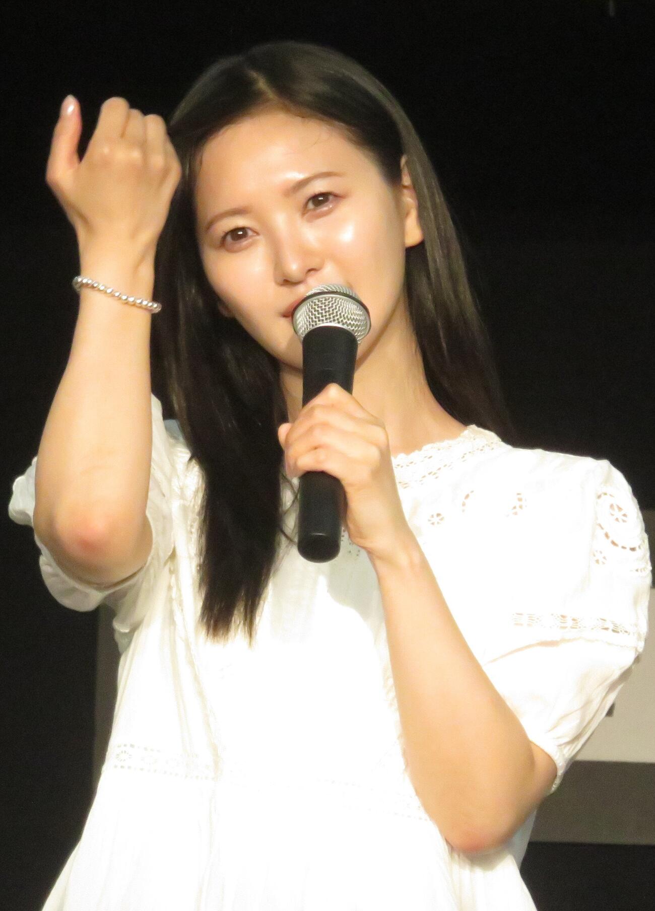 兒玉遥が住之江でトークショー。多くのファンが集まった