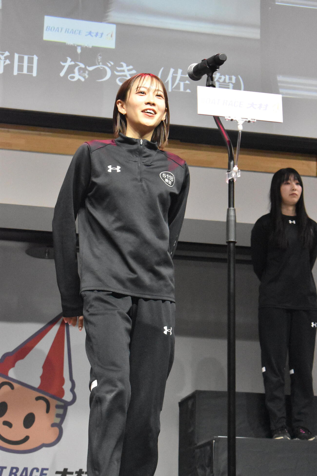 野田なづきが気持ちを込めて挨拶を行った＝2026／05／24