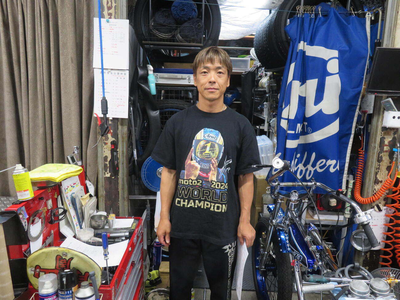 初日の最終12Rに登場する現役最強レーサー青山周平（撮影・小川将司）