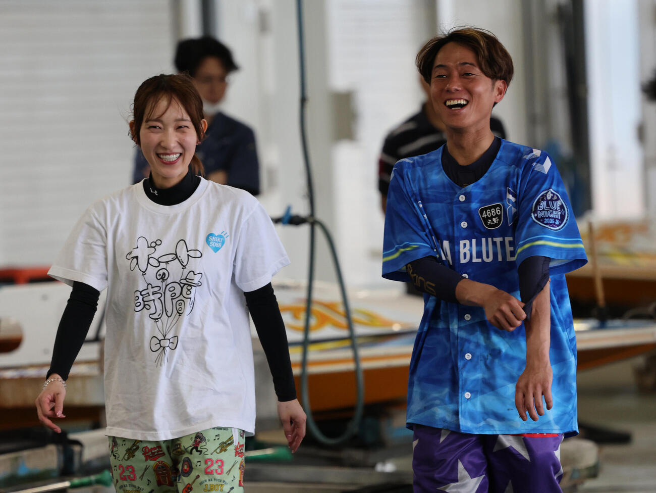 4686丸野一樹と5088高憧四季（撮影・西尾就之）