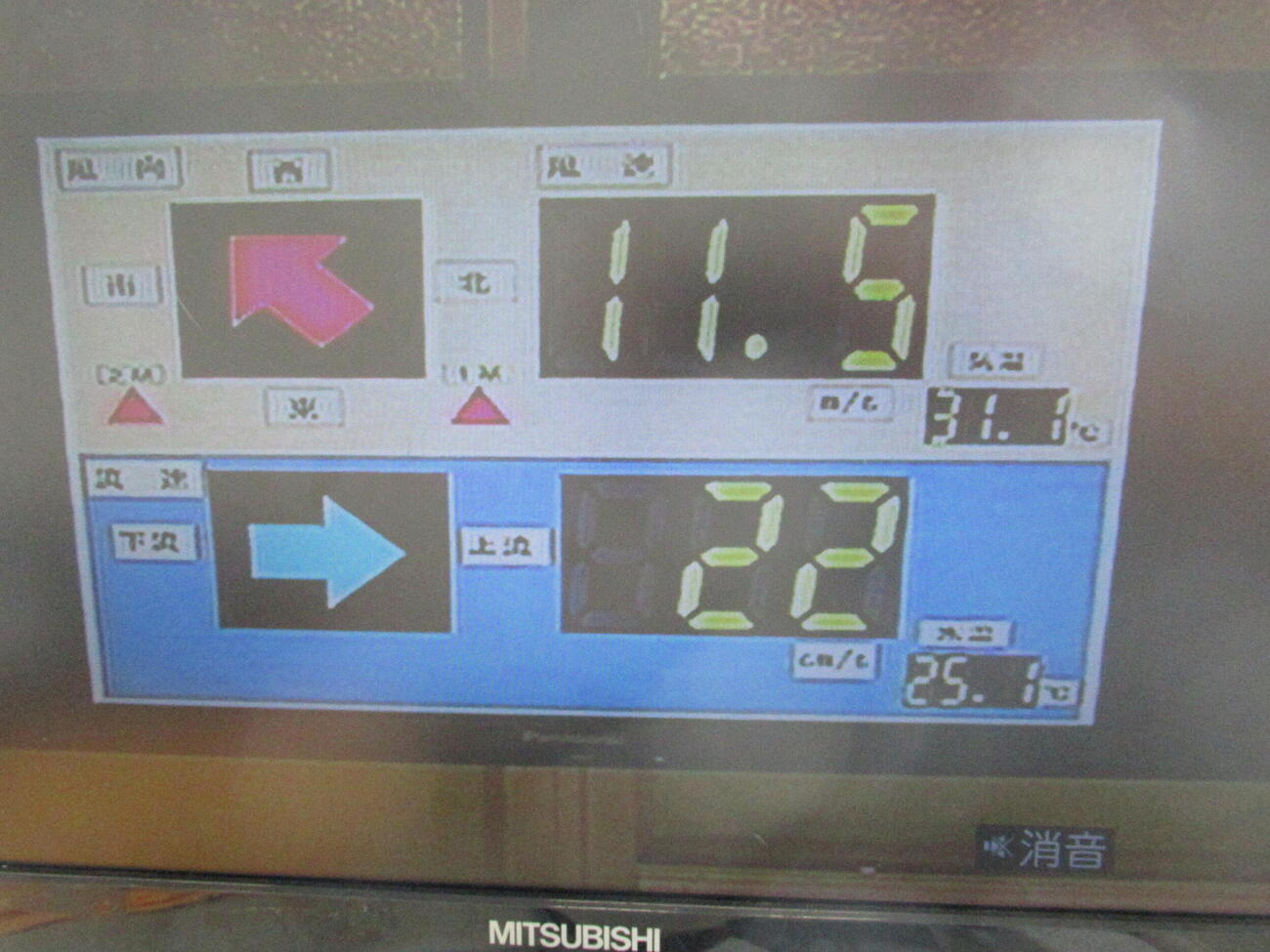 時折10メートルを超える向かい風が吹いた