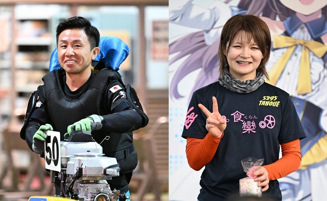 菅章哉（左）と田上凜