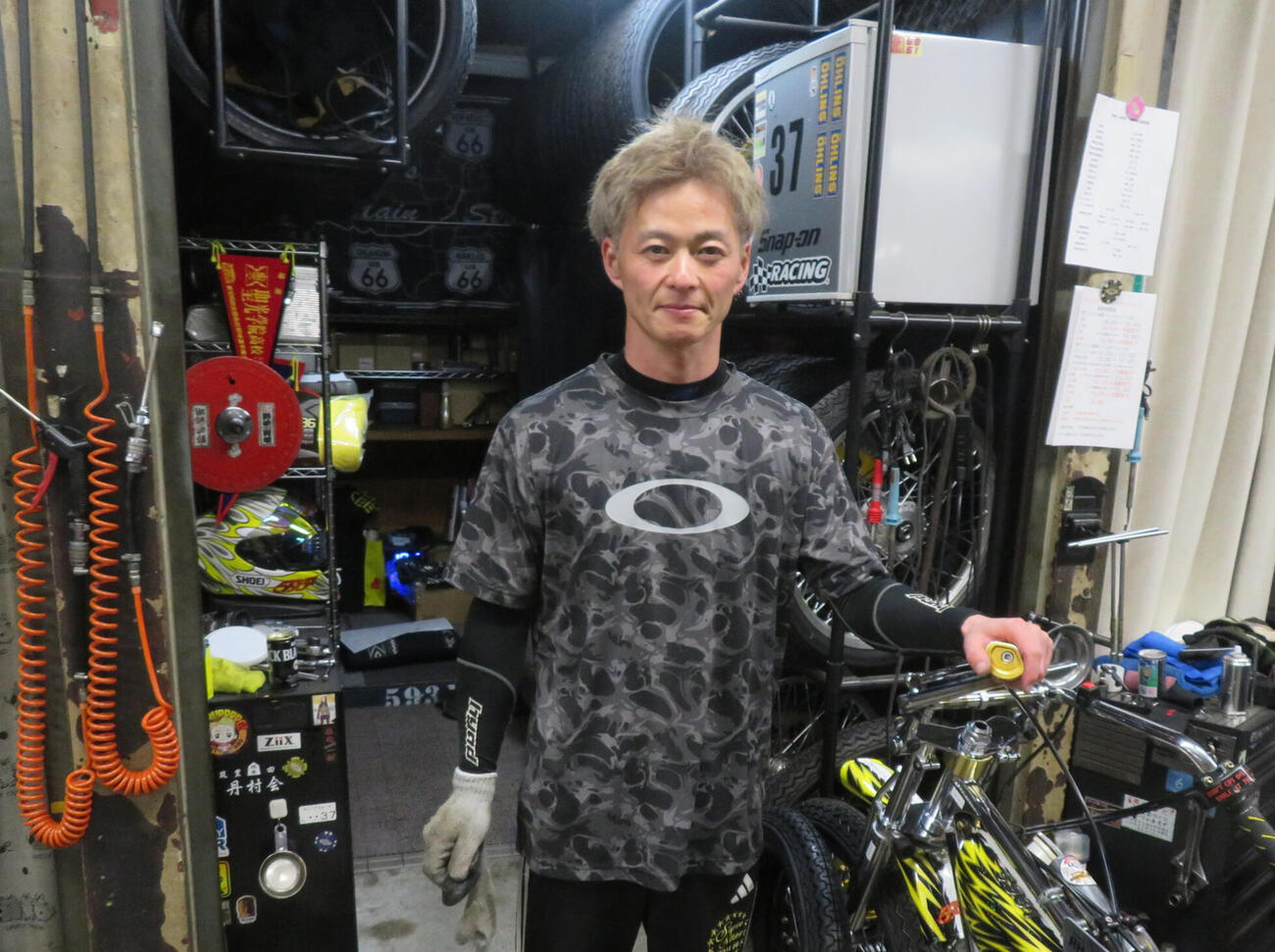 地元の人気レーサー早川清太郎が準決勝戦に向けて本格化モードに入る（撮影・小川将司）