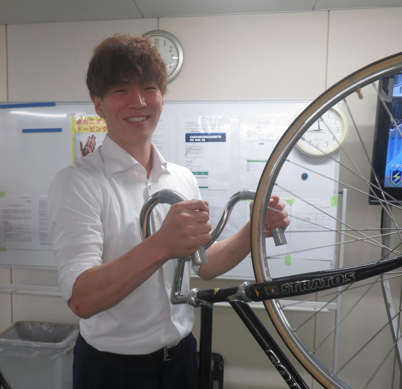 妹の活躍に刺激を受けている地元の山田駿斗（撮影・栗田文人）