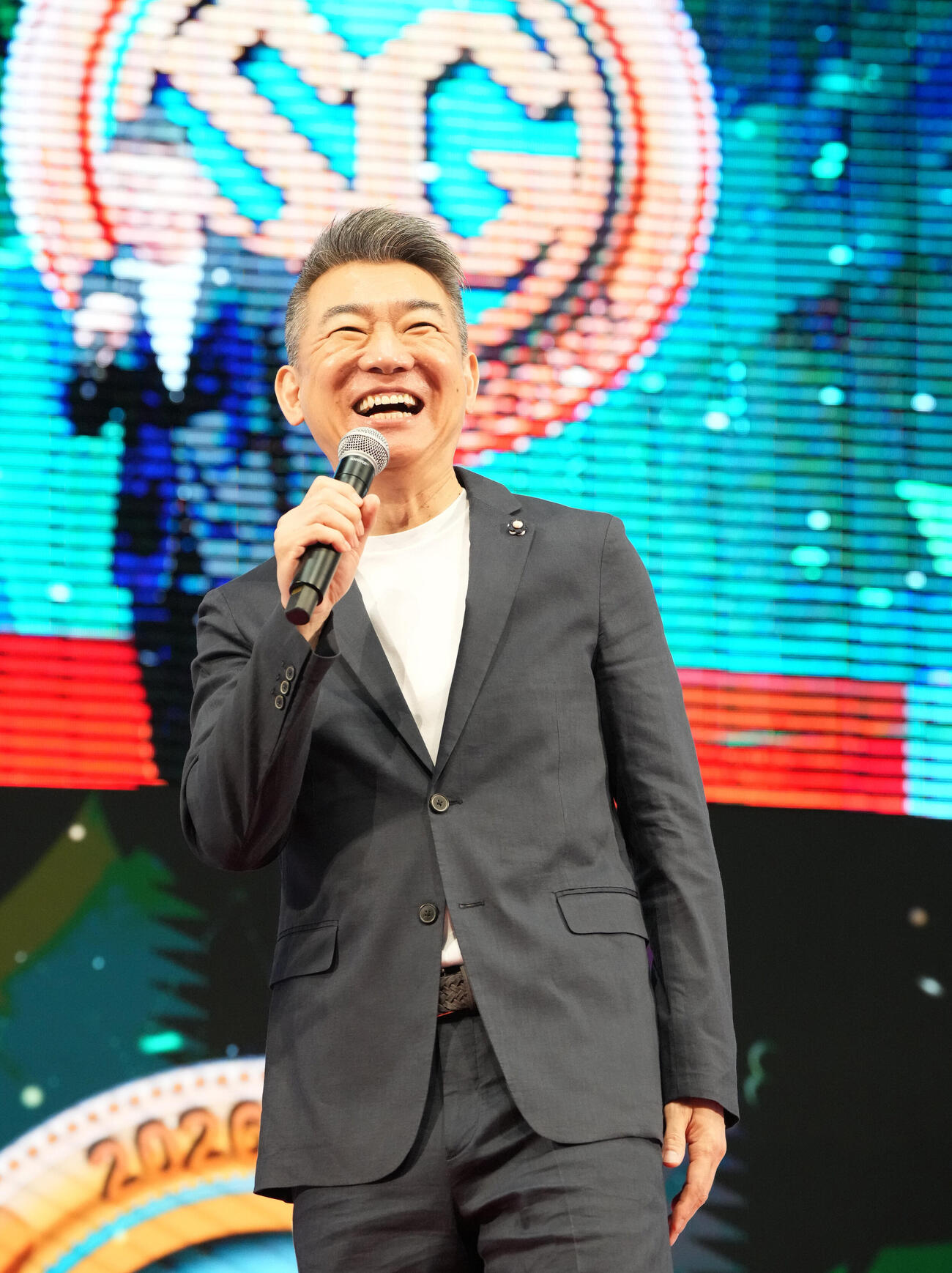 SGボートレースオールスター「6日目・最終日」　　トークショーに出演する橋下徹（撮影・森本幸一）