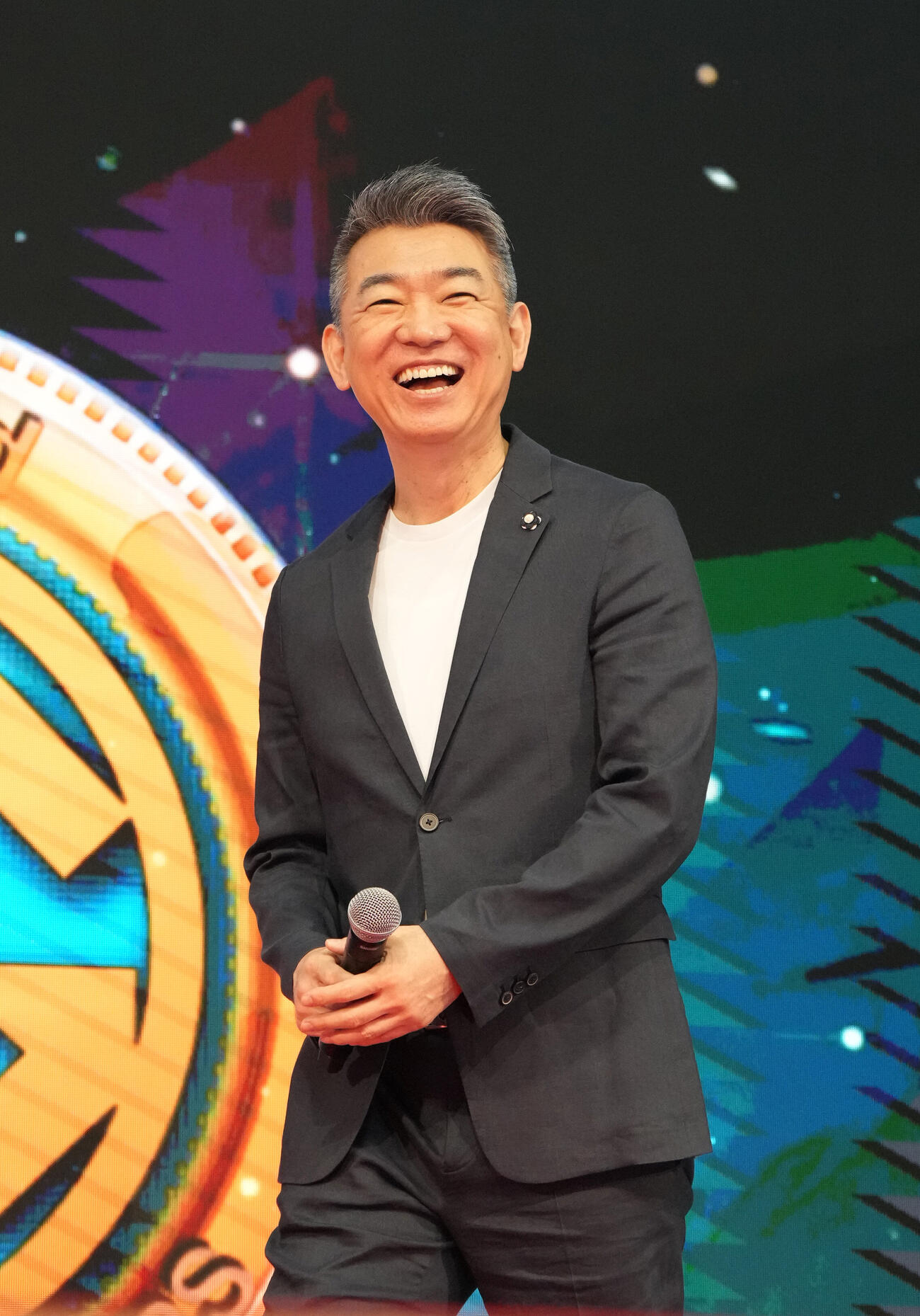 SGボートレースオールスター「6日目・最終日」　　トークショーに出演する橋下徹（撮影・森本幸一）