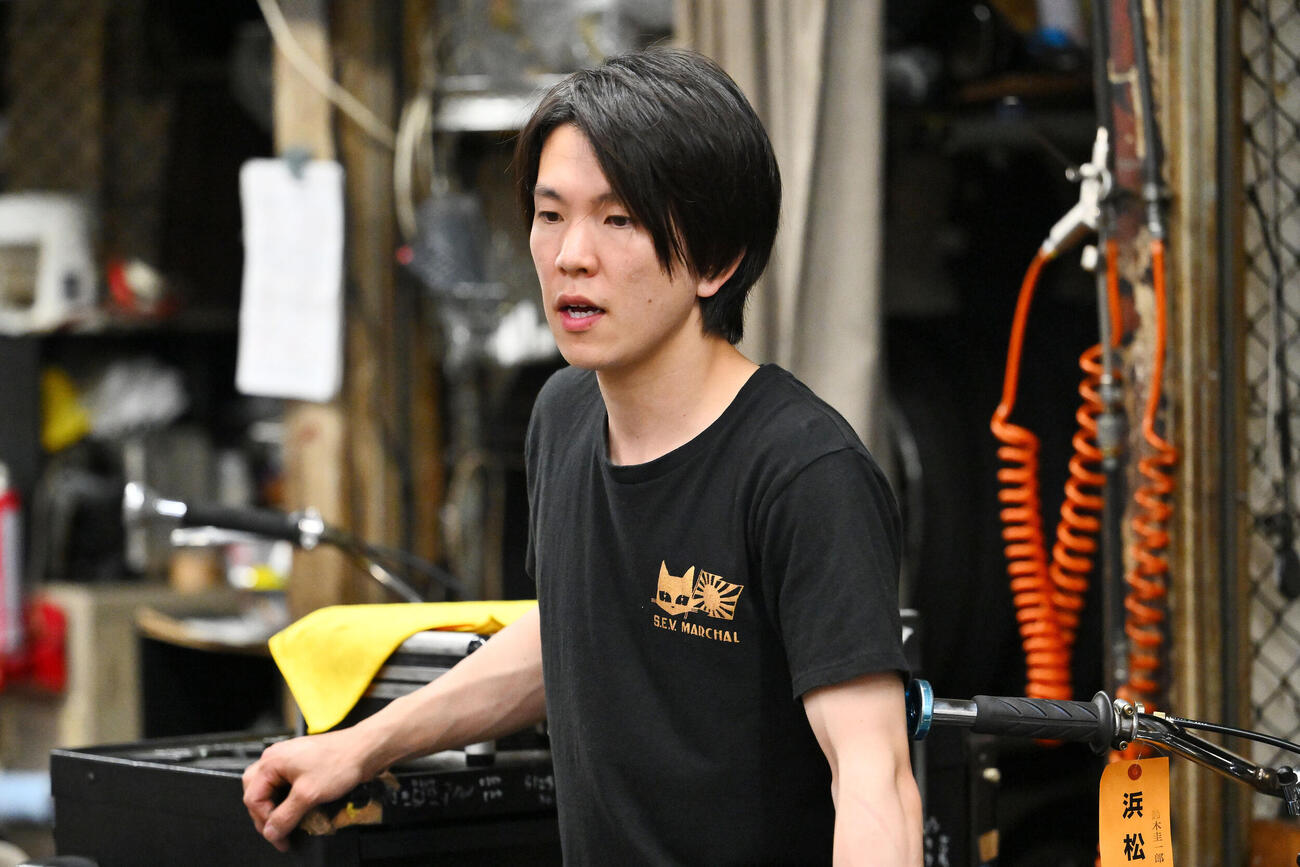 伊勢崎オート　ムーンライトチャンピオンカップ　優勝戦12Rで3着の鈴木圭一郎（撮影・滝沢徹郎）