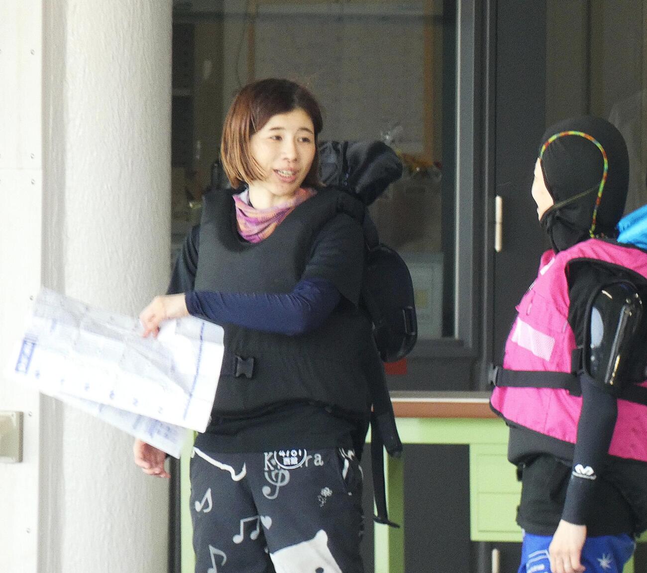 西舘果里の相棒1号機は調整が功を奏し、徐々に機力アップ中（撮影・前原一樹）
