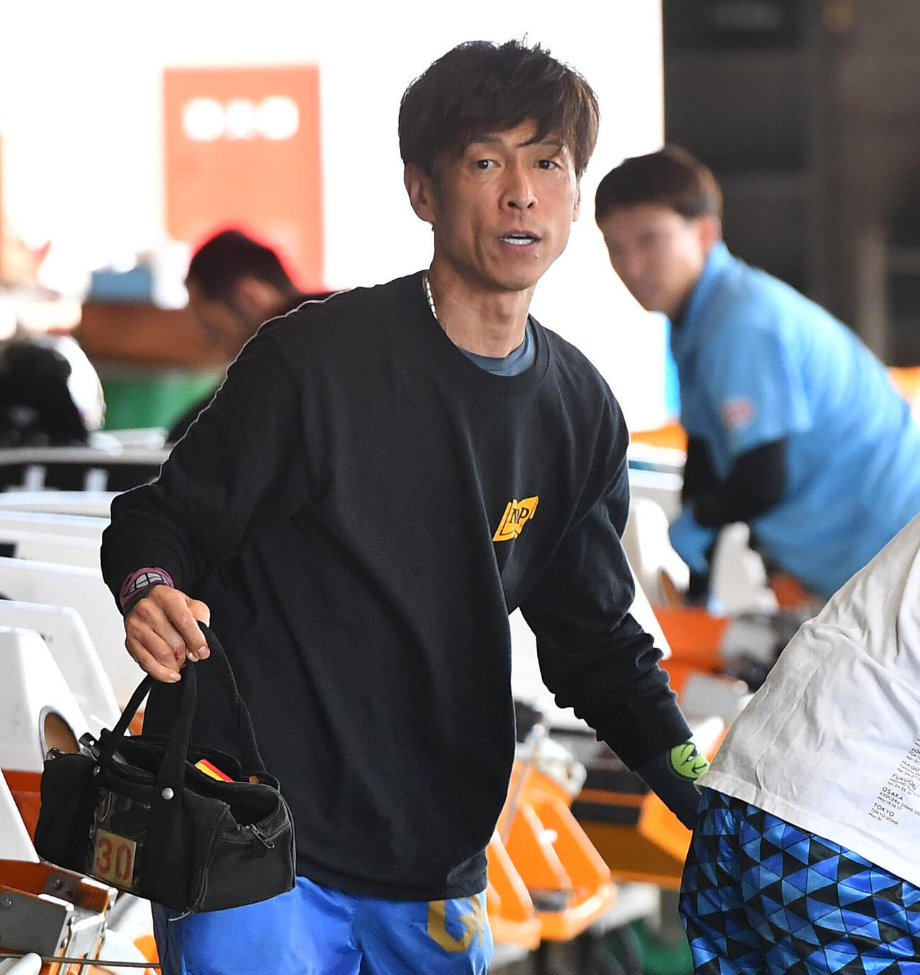 G1宮島チャンピオンカップ前検　池田浩二（撮影・岩下翔太）