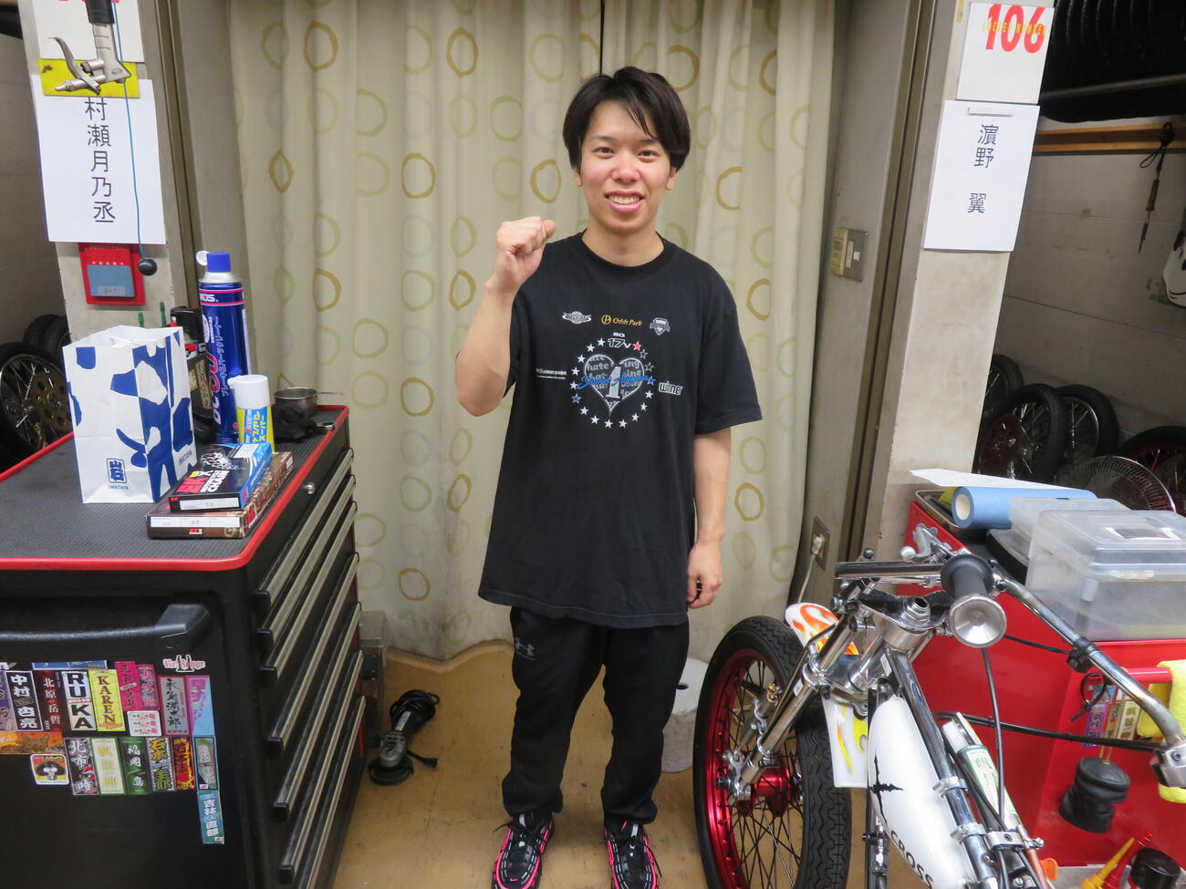直前の浜松普通開催で優勝を飾った村瀬月乃丞（撮影・小川将司）