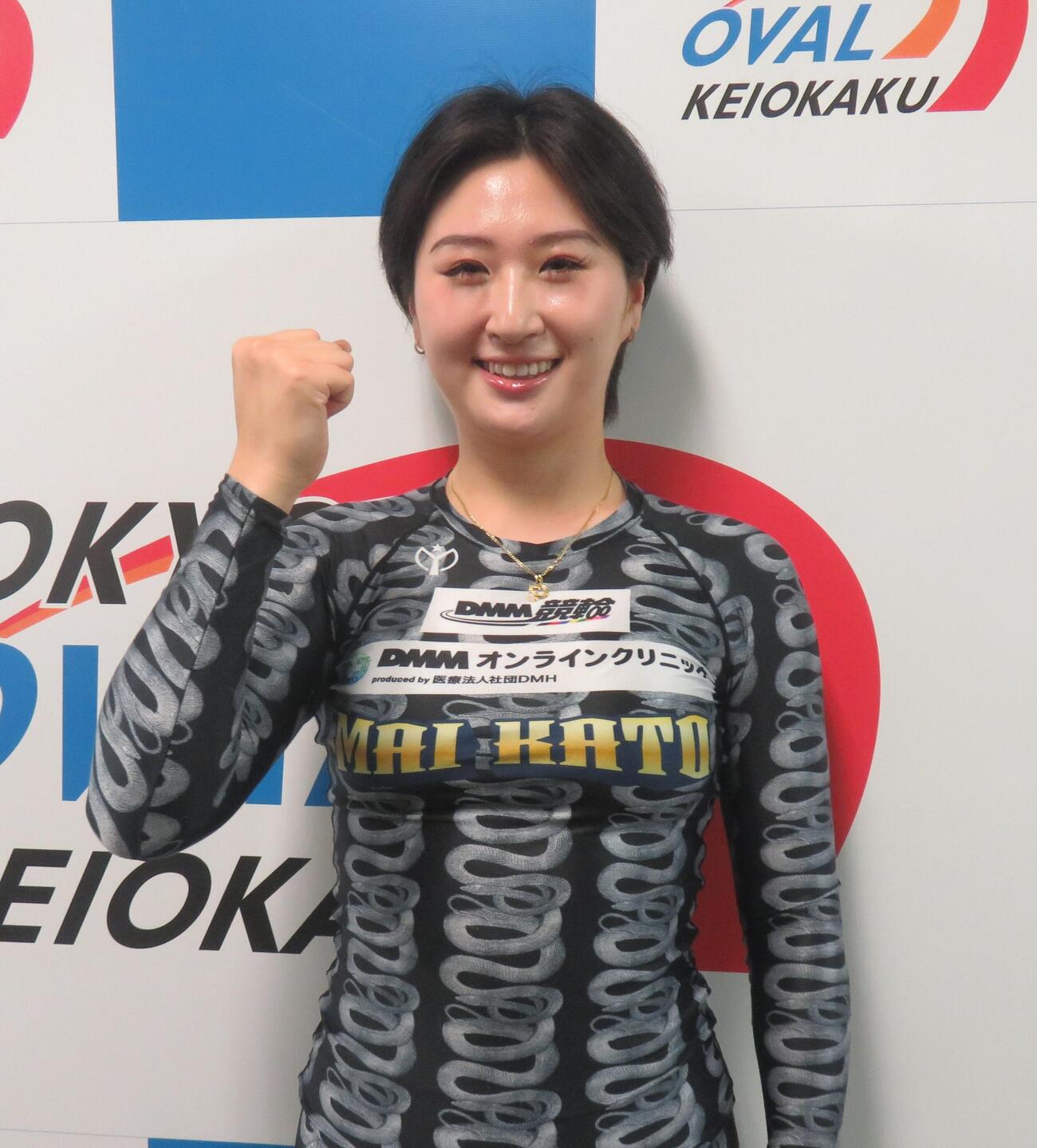今年2度目のVを狙う加藤舞（撮影・栗田文人）
