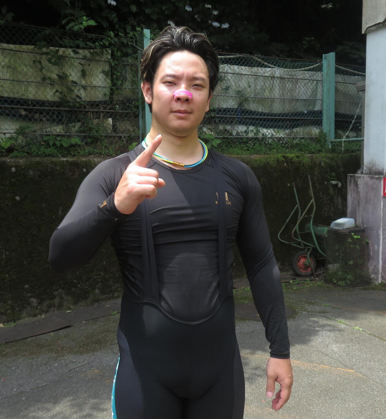 オープニングレースを快勝した大森光明（撮影・栗田文人）