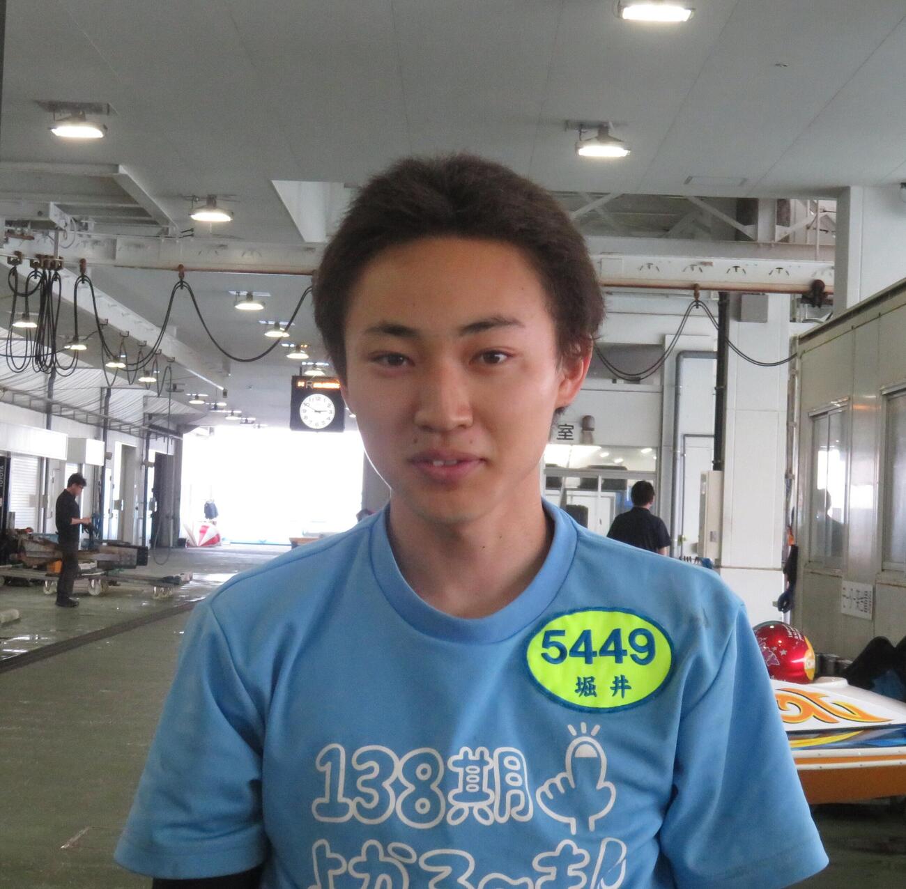 デビュー初の2着に入った堀井涼平