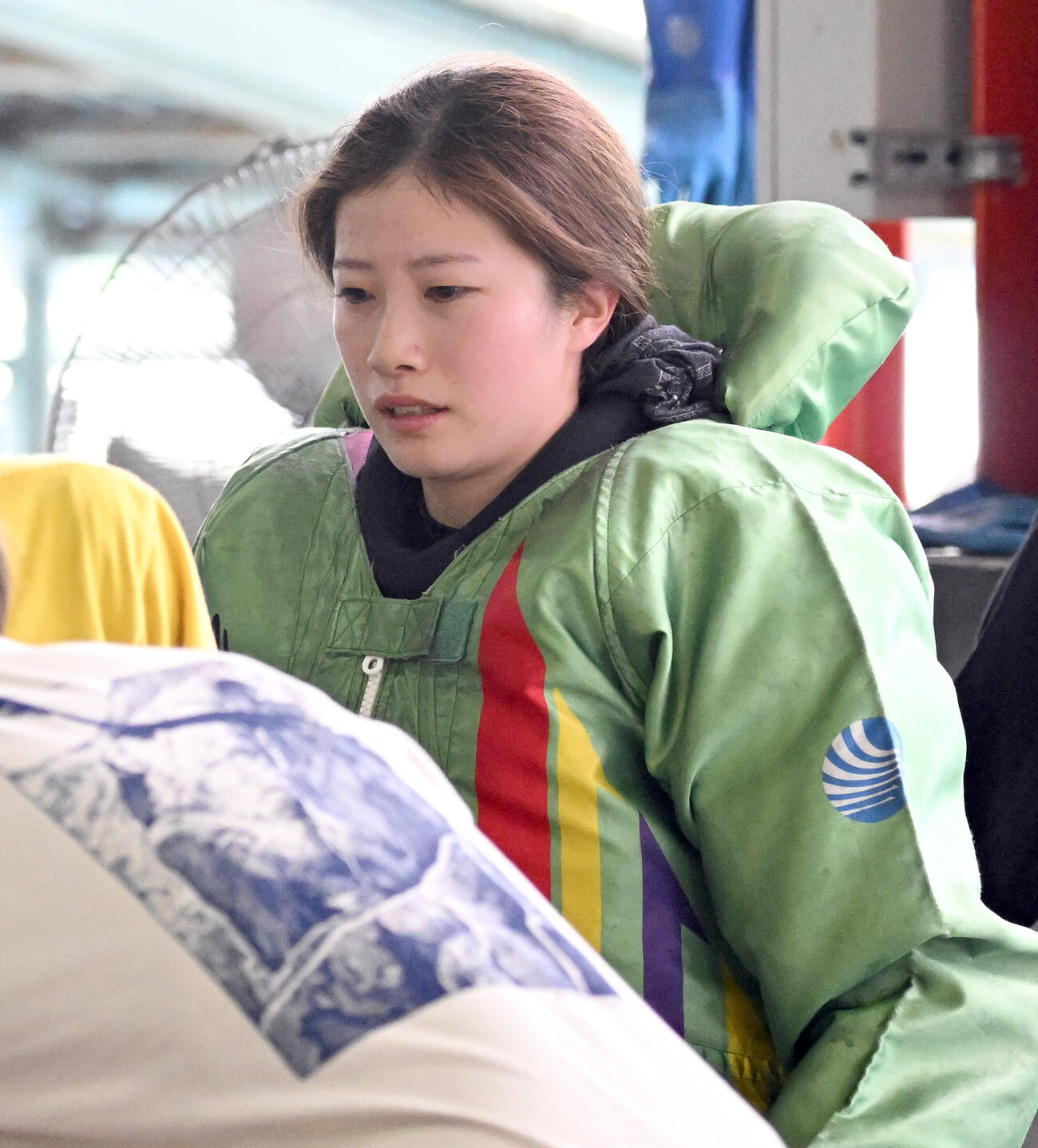 第2日10R戸田特賞、1着でゴールした根岸真優（撮影・千葉一成）