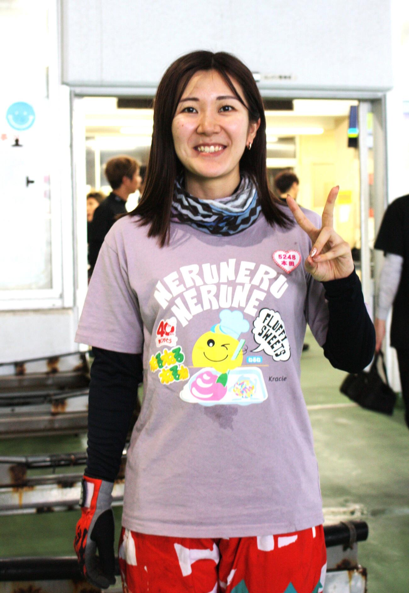 本田愛は初日8R、6枠で3着に粘った