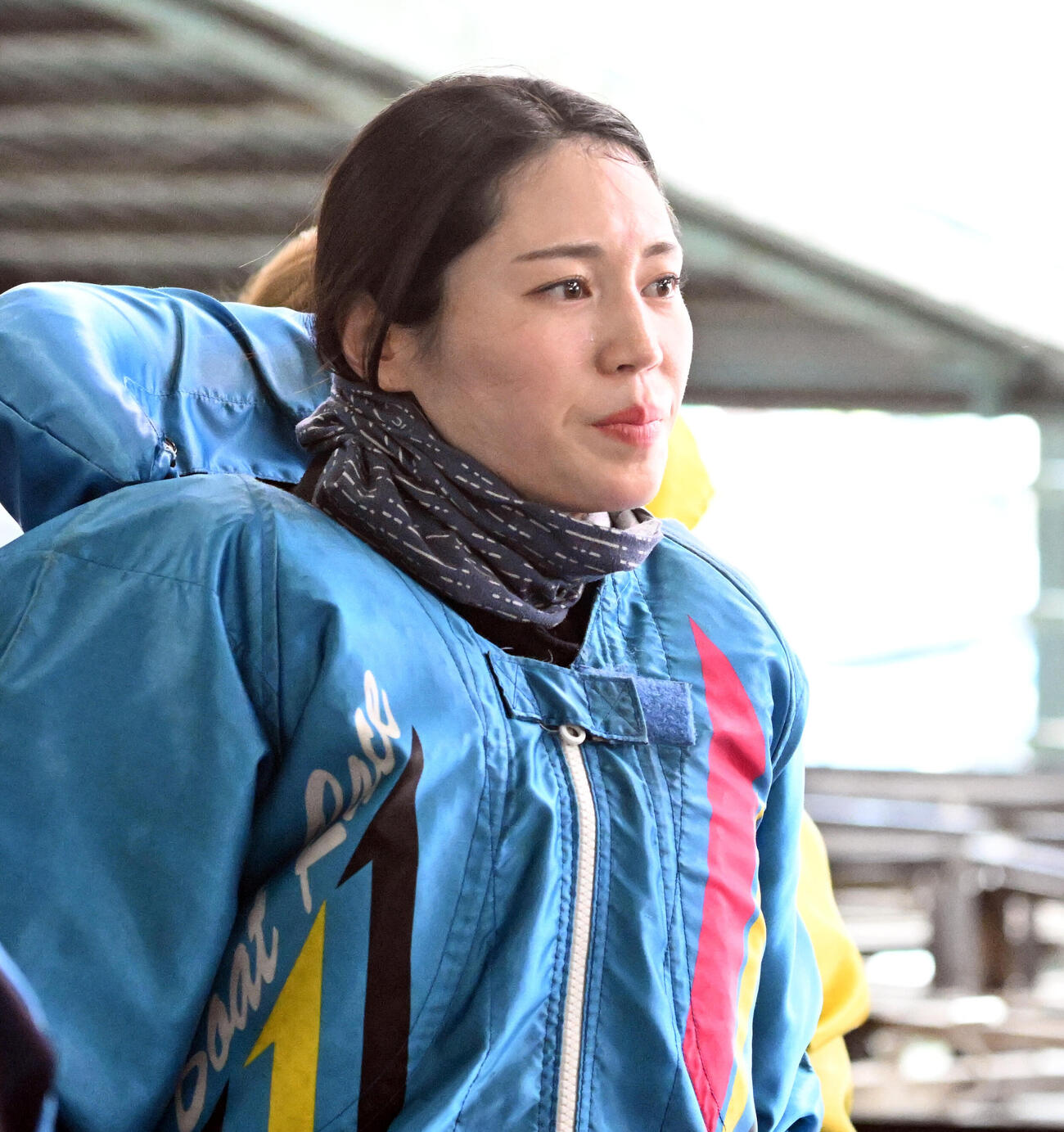 第4日9R戸田特賞、1着の安井瑞紀（撮影・千葉一成）