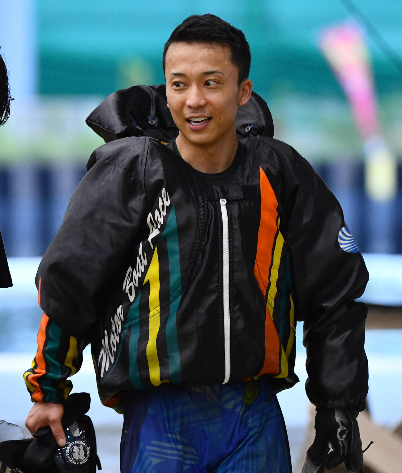 9R準優勝戦、2着で優出を決めた宮之原輝紀（撮影・岩下翔太）