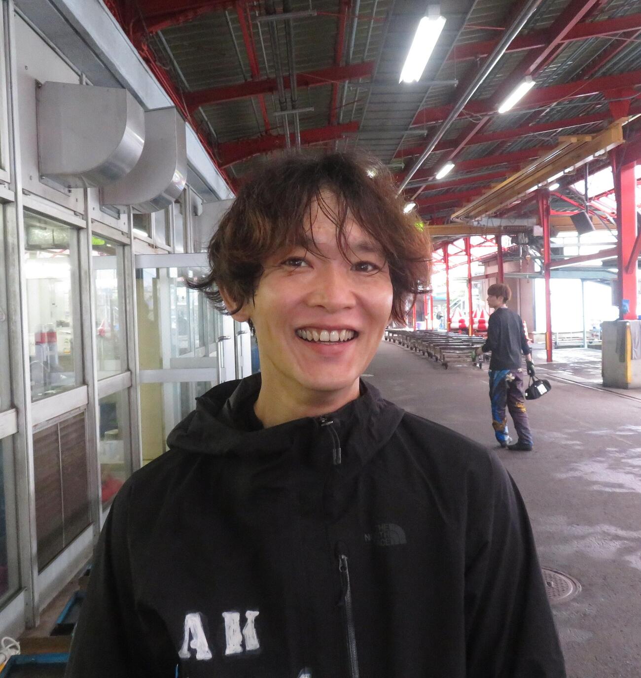前節優勝機を手に入れた岸蔭亮