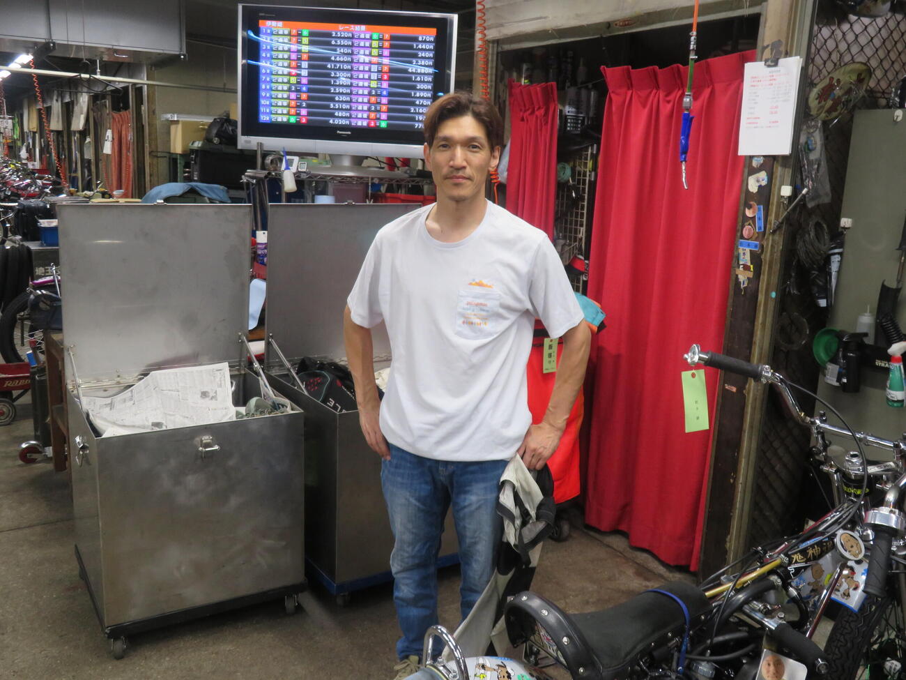 優勝戦を3着で終えた地元S級の松本康（撮影・小川将司）