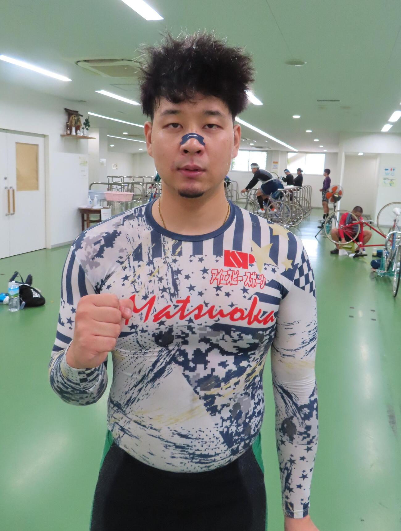 突っ張って逃げ切りに成功した田中会心