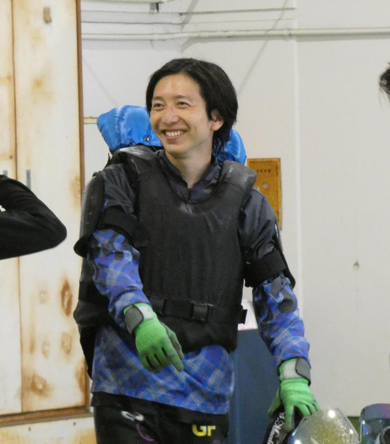 前田将太が7号機の調整をばしっと合わせる