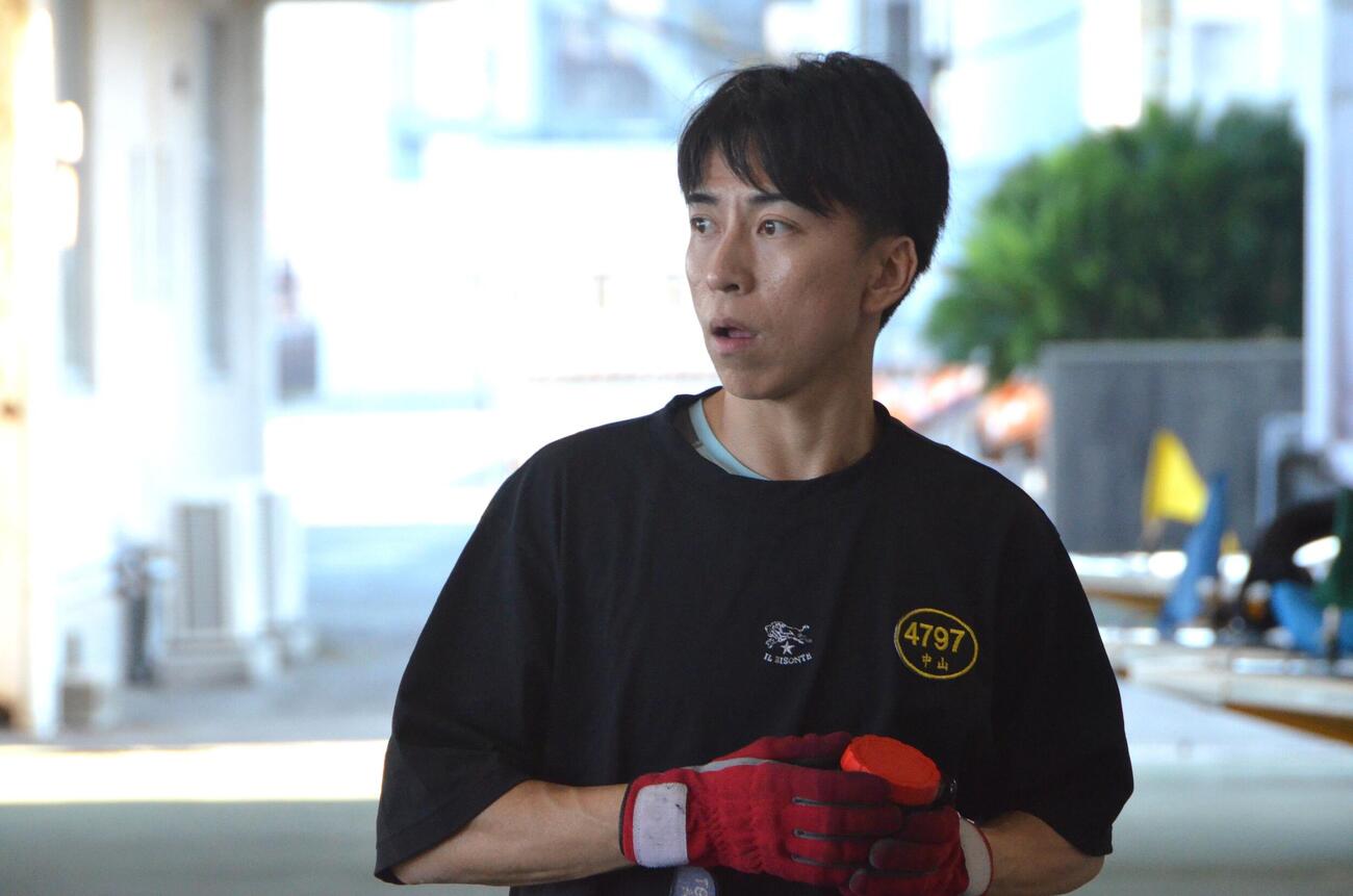 準優11R2枠を獲得した中山将