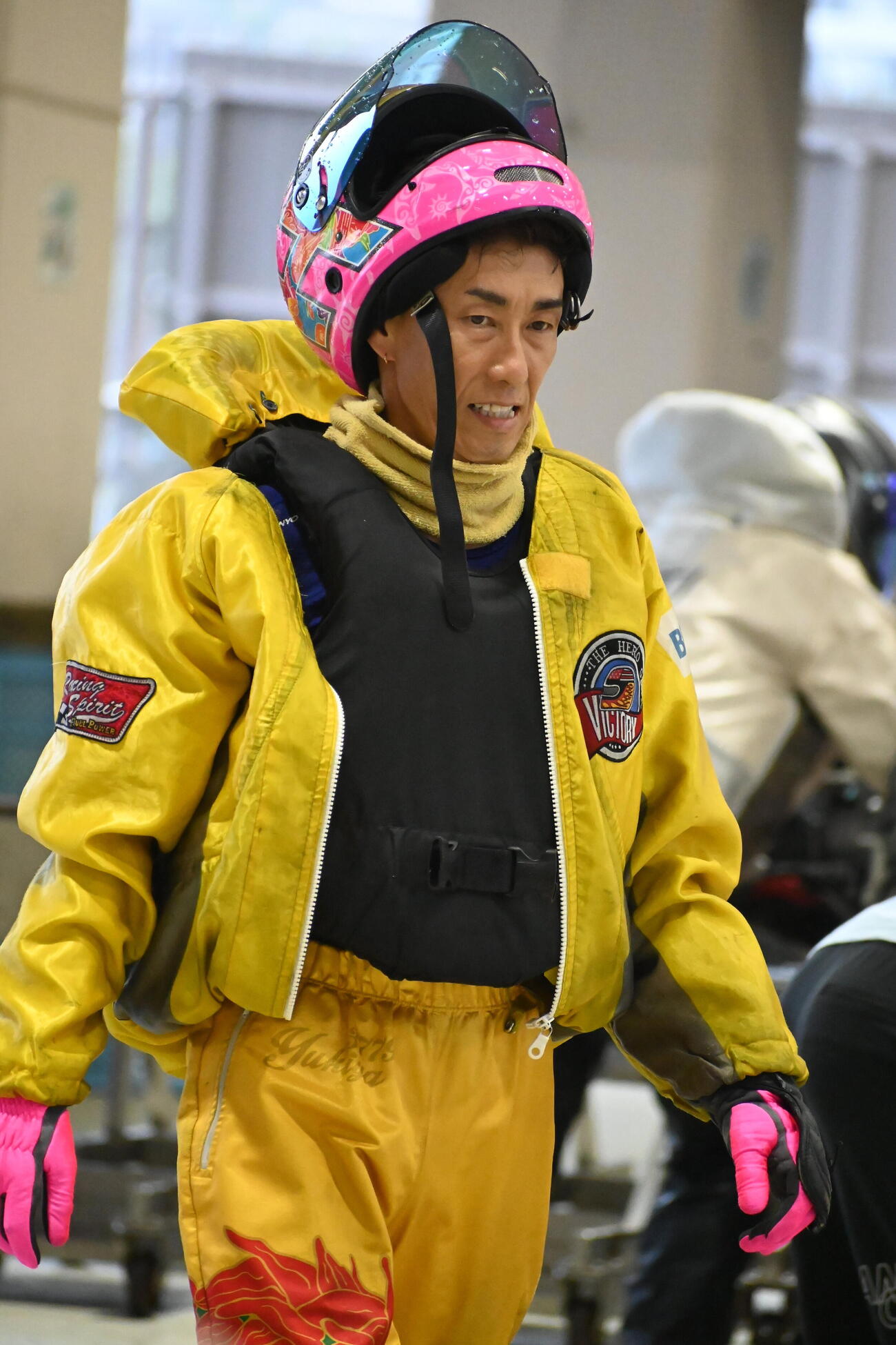 初日連勝を飾った原田幸哉