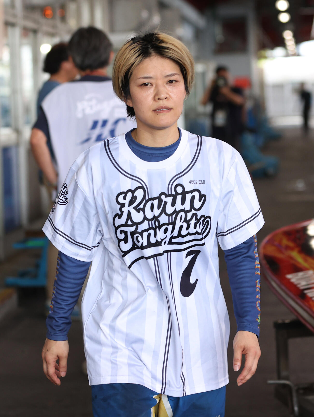予選3Rで1着の遠藤エミ（撮影・柴田隆二）