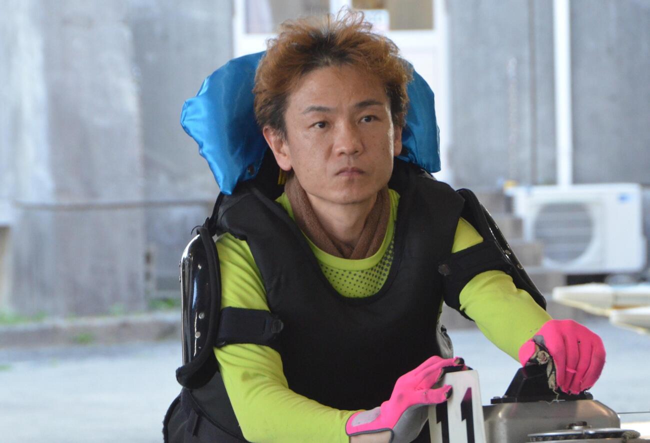 初日連勝ゴールを決めた平田忠則