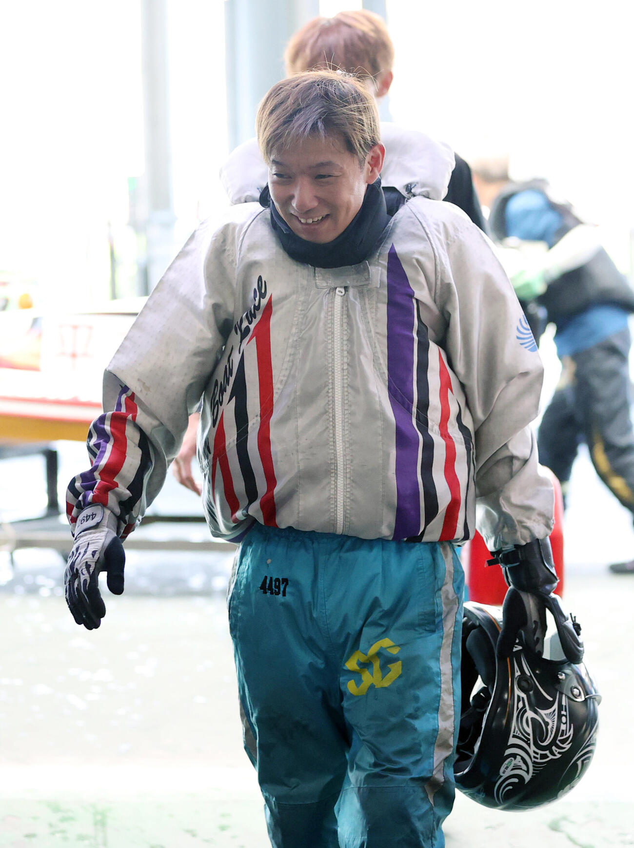 予選6Rで1着の桑原悠（撮影・柴田隆二）