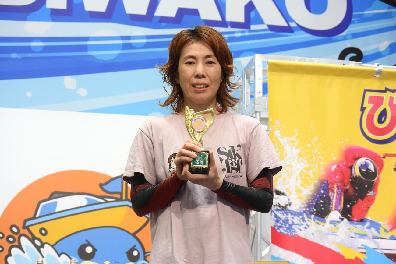 田口節子がデビュー初優勝以来、約23年ぶりのびわこ優勝を飾った