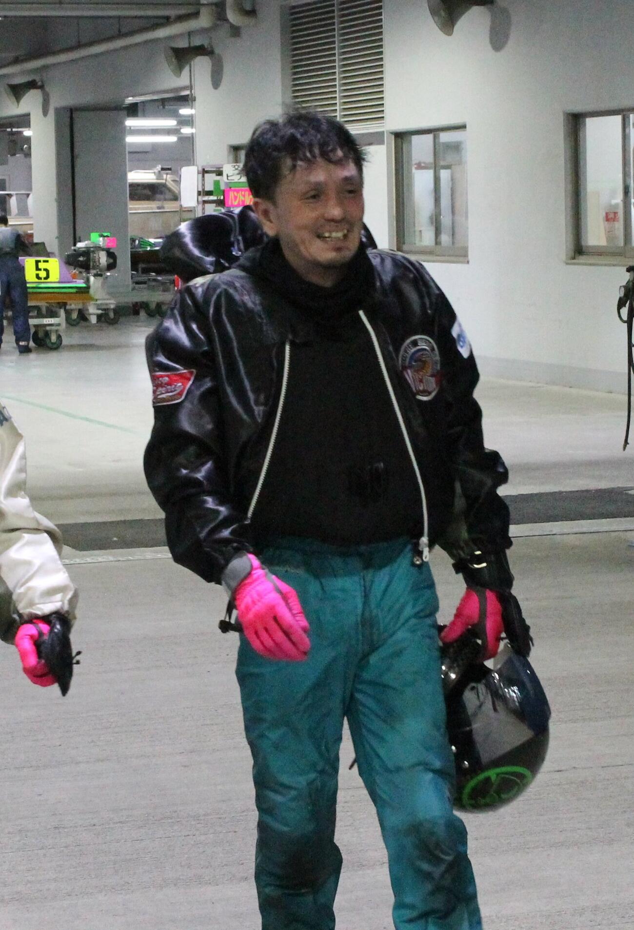 当地2節連続優勝を狙う永田啓二