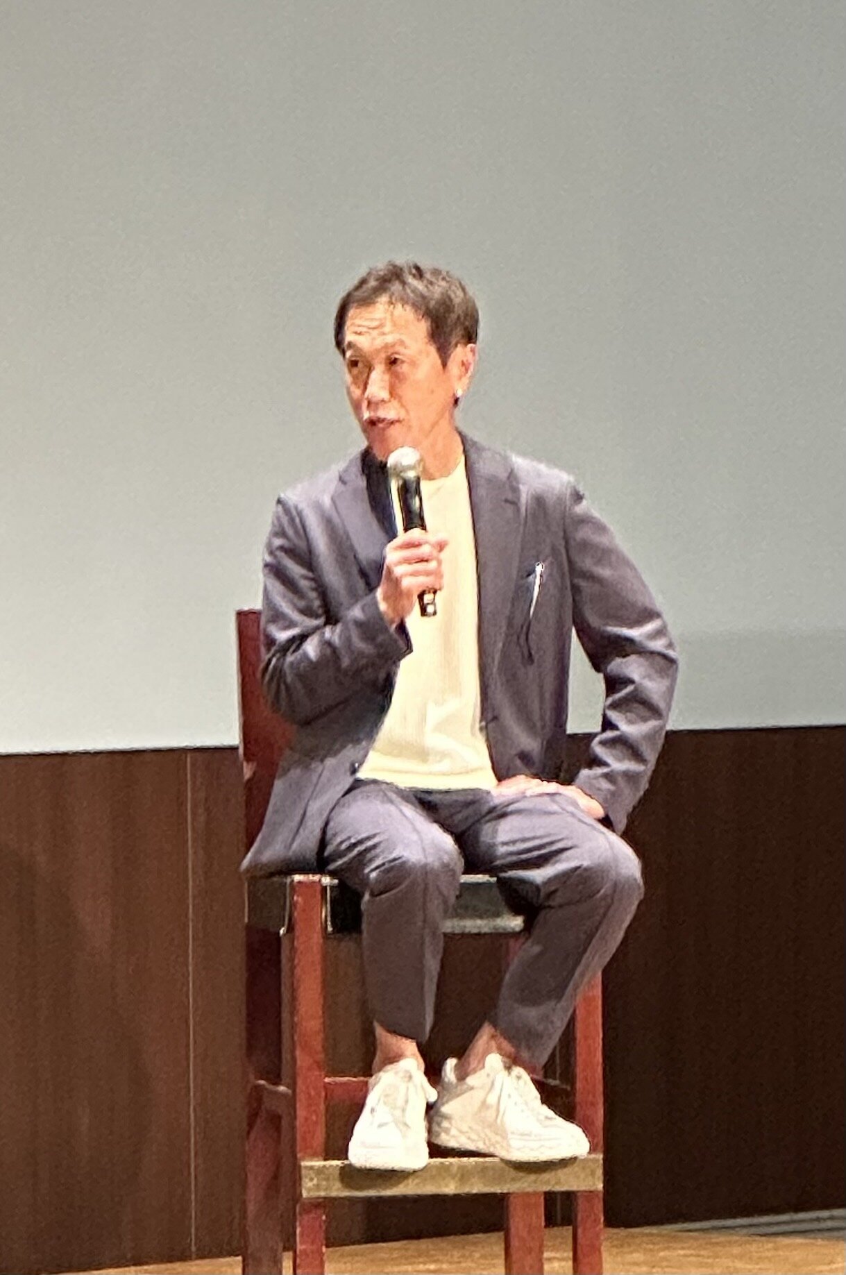 びわこSG第31回オーシャンカップ前夜祭に登場した、西島義則